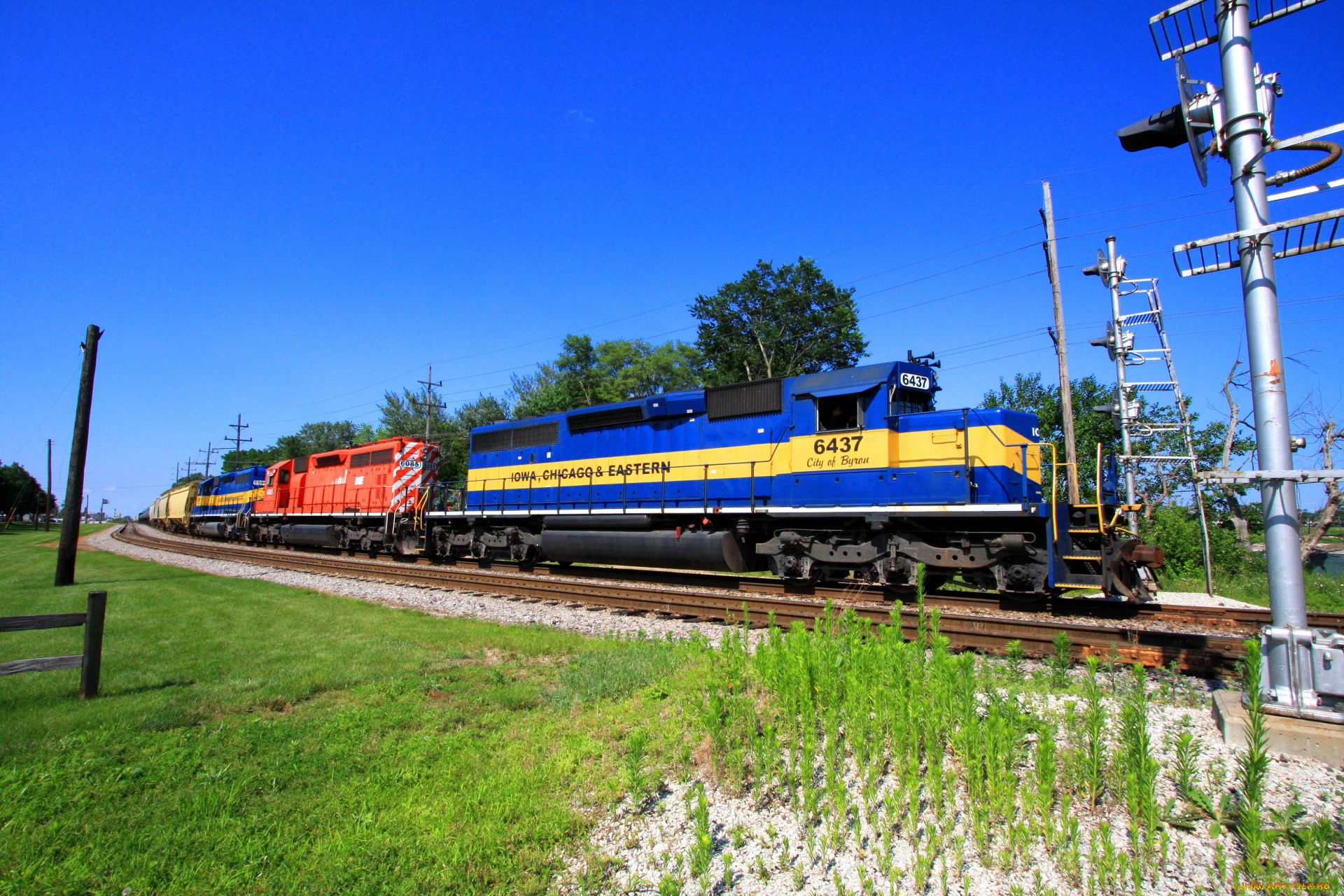 техника, поезда, состав, локомотив, железная, рельсы, дорога