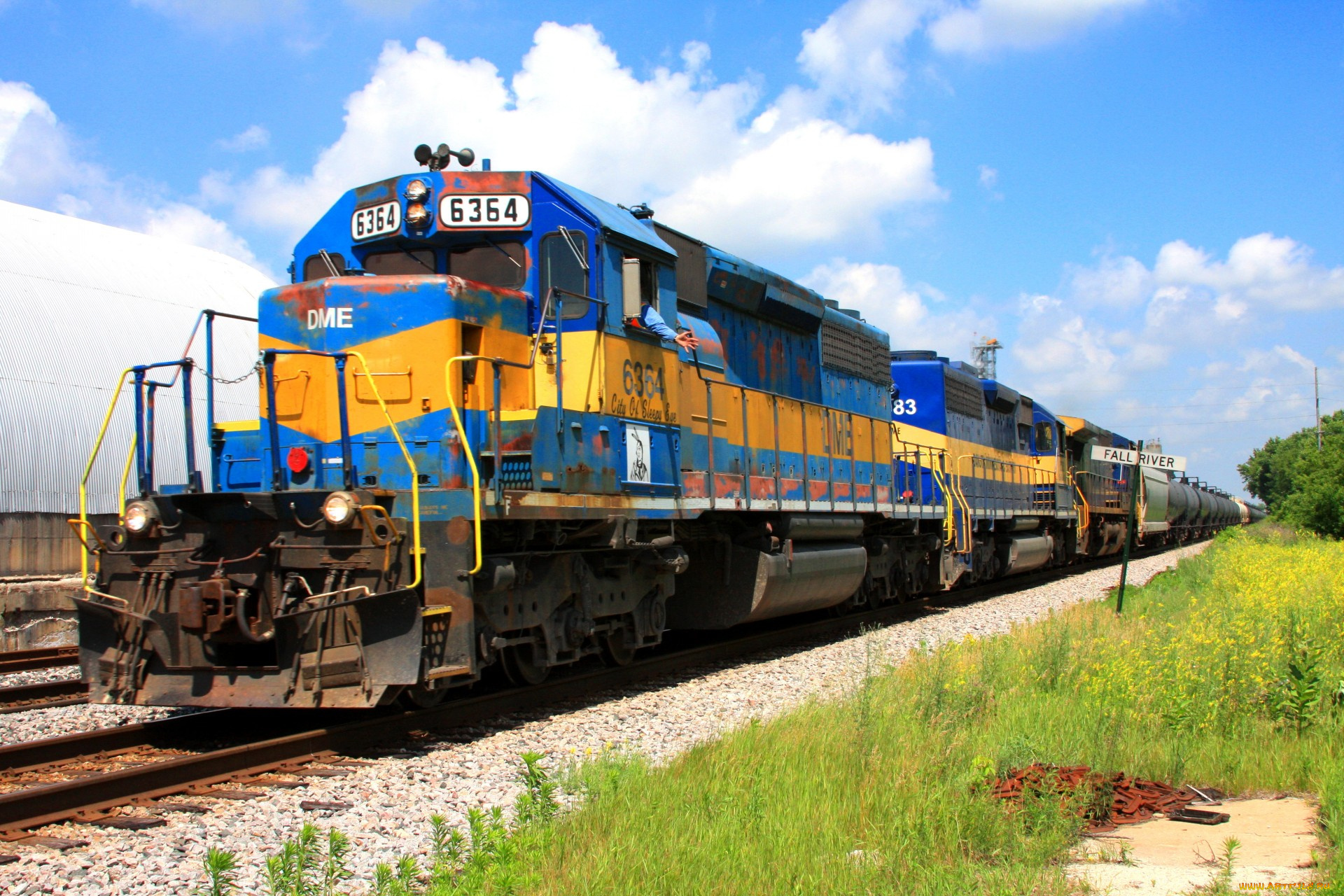 техника, поезда, железная, дорога, рельсы, локомотив, состав