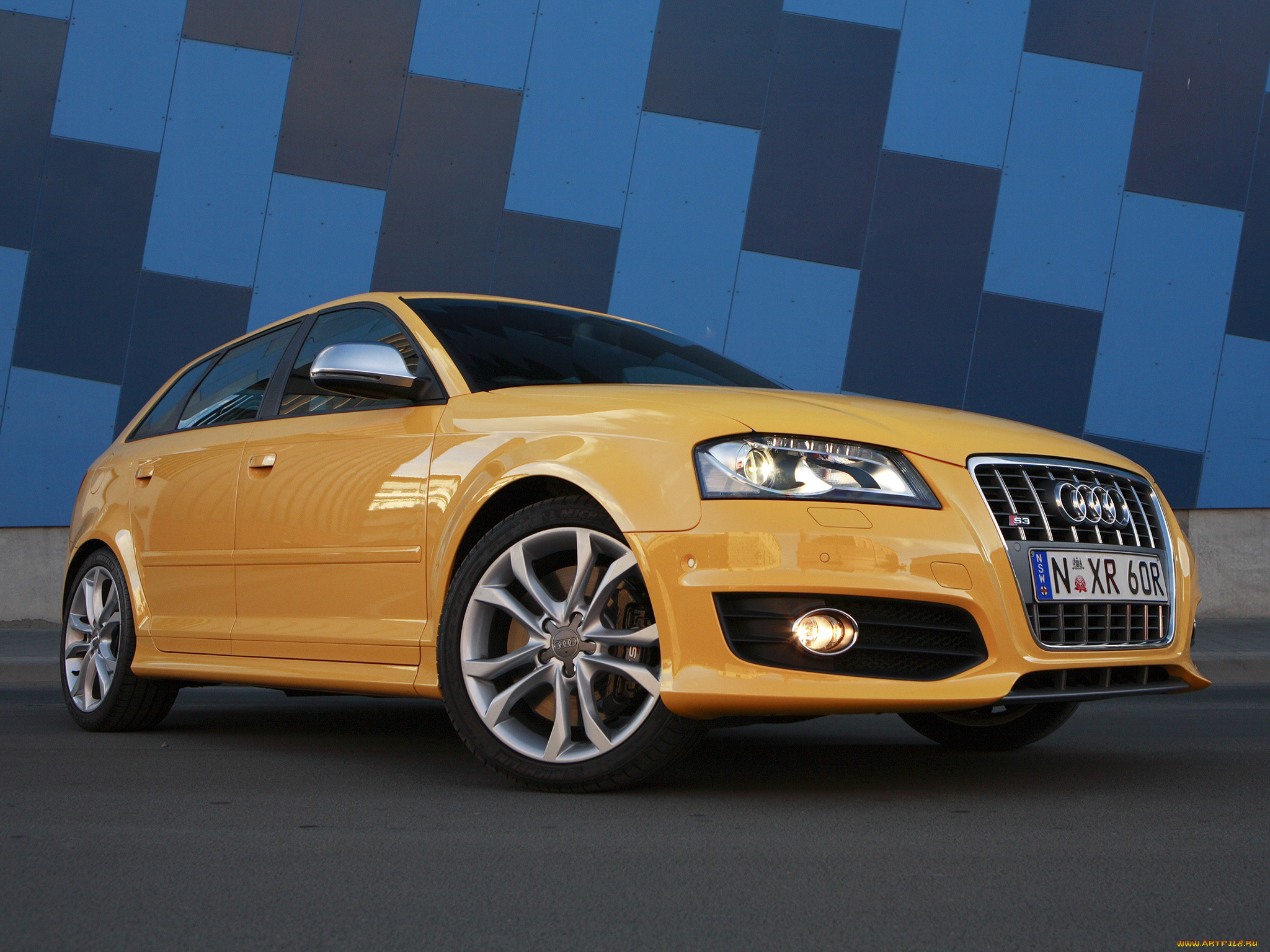автомобили, audi, s3, sportback, au-spec, 8pa, желтый