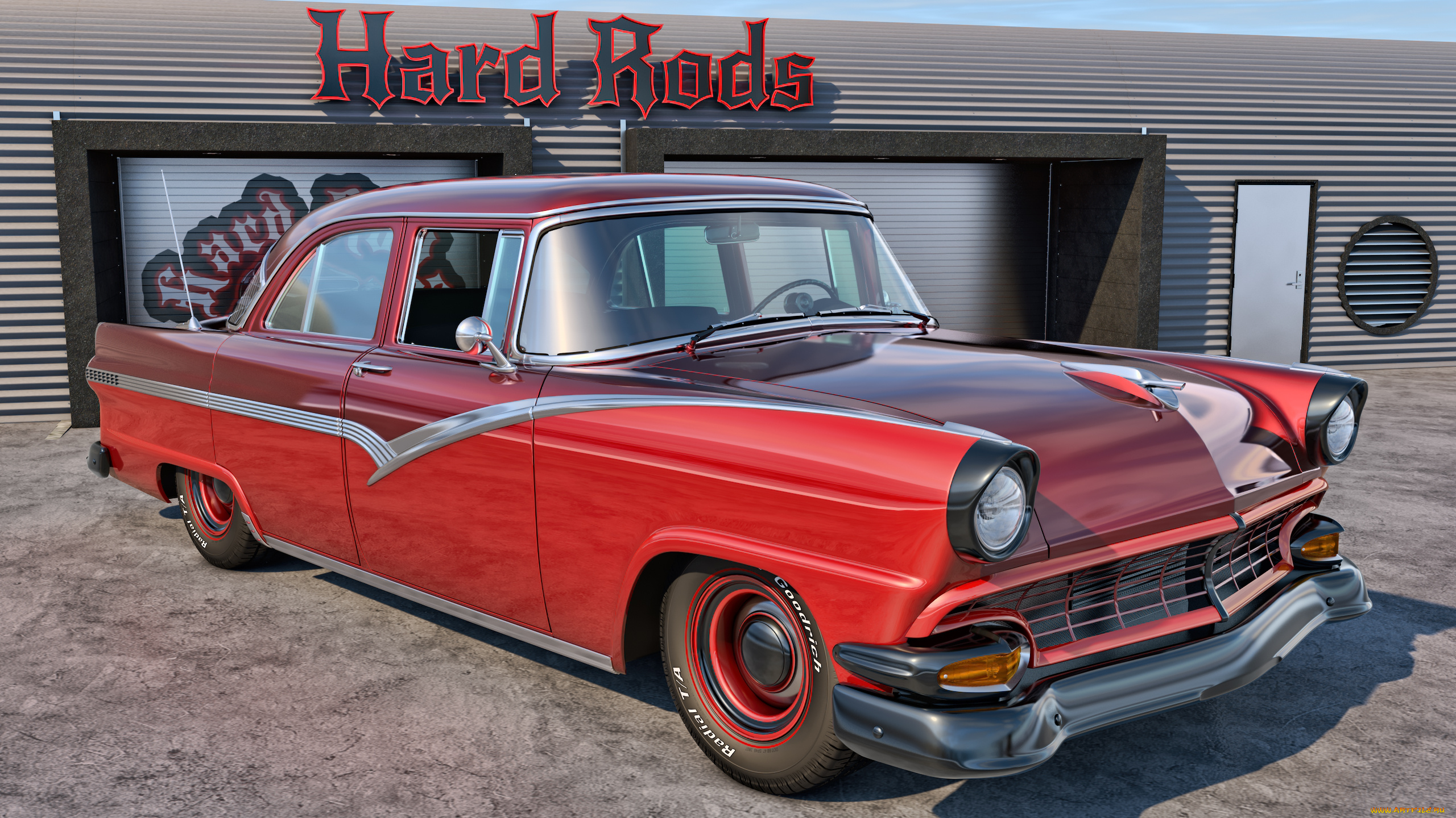 автомобили, 3д, автомобиль, фон