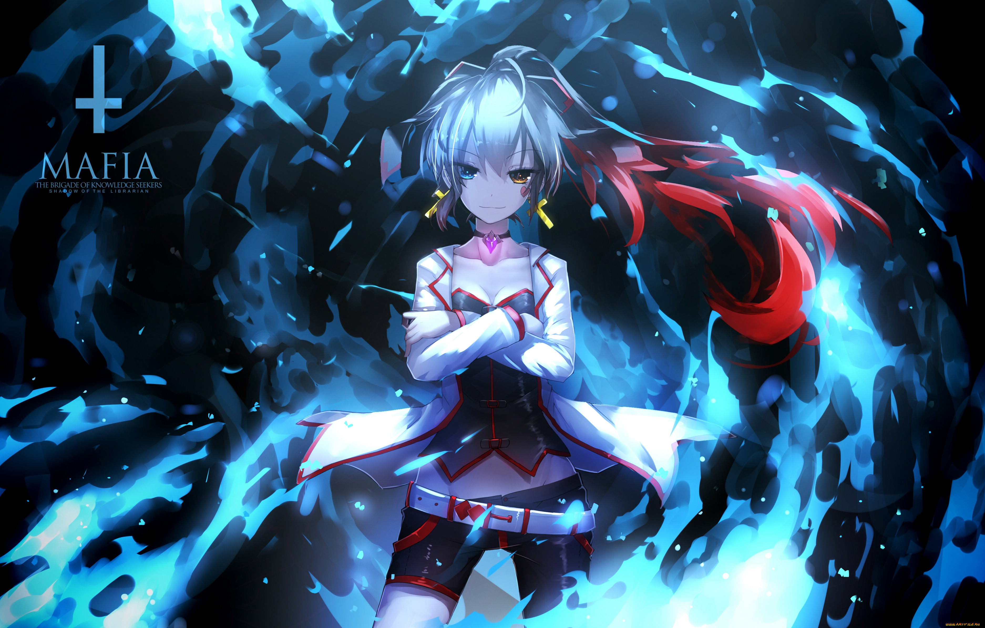 аниме, pixiv, fantasia, девушка, арт, bai, yemeng, pixiv, fantasia