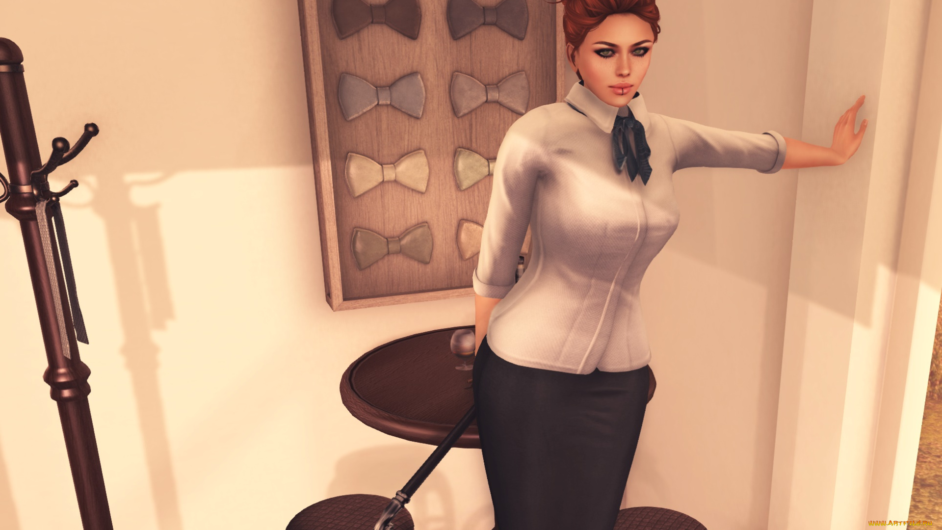 3д, графика, люди, , people, фон, взгляд, девушка