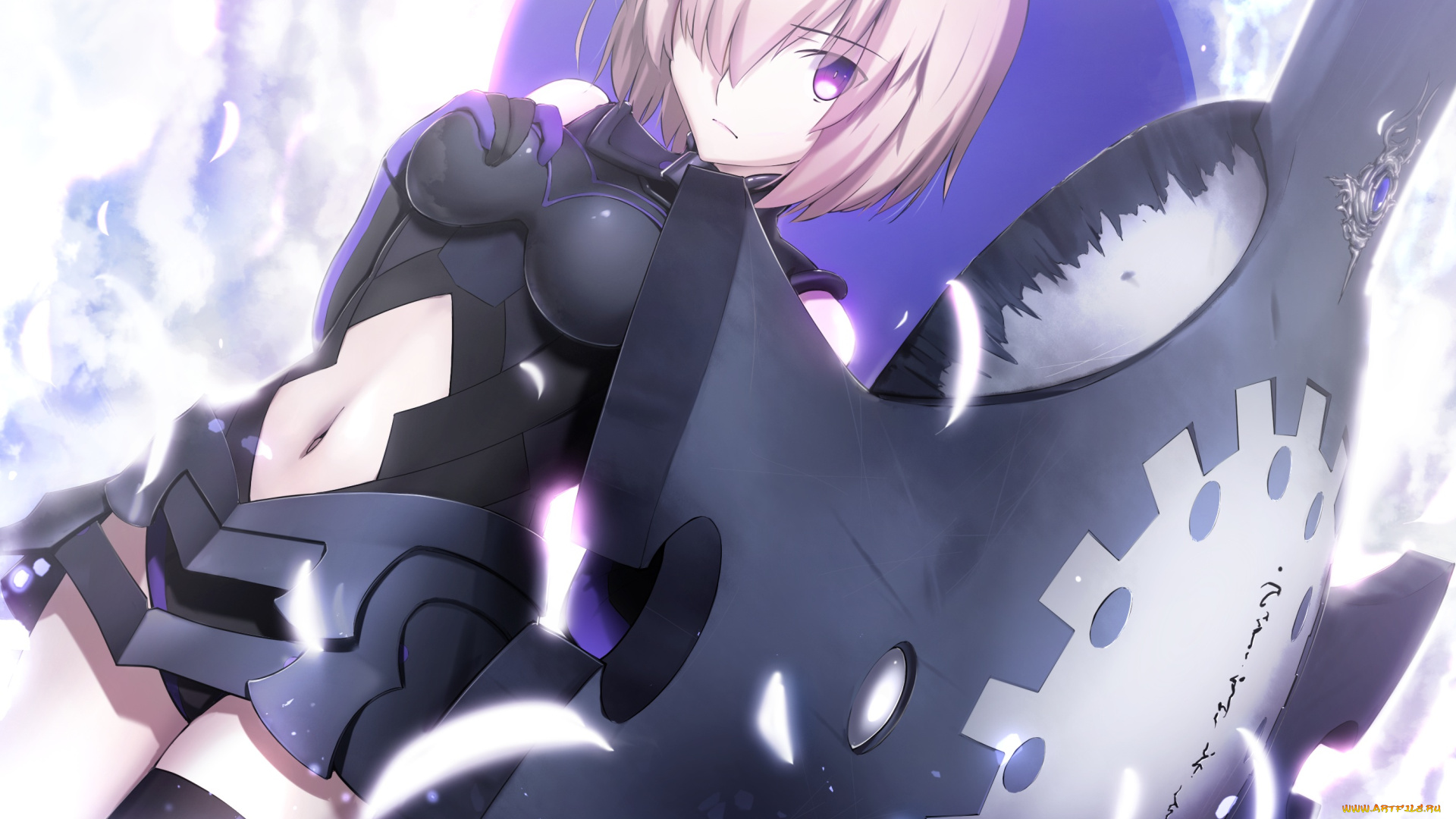 аниме, fate, stay, night, девушка