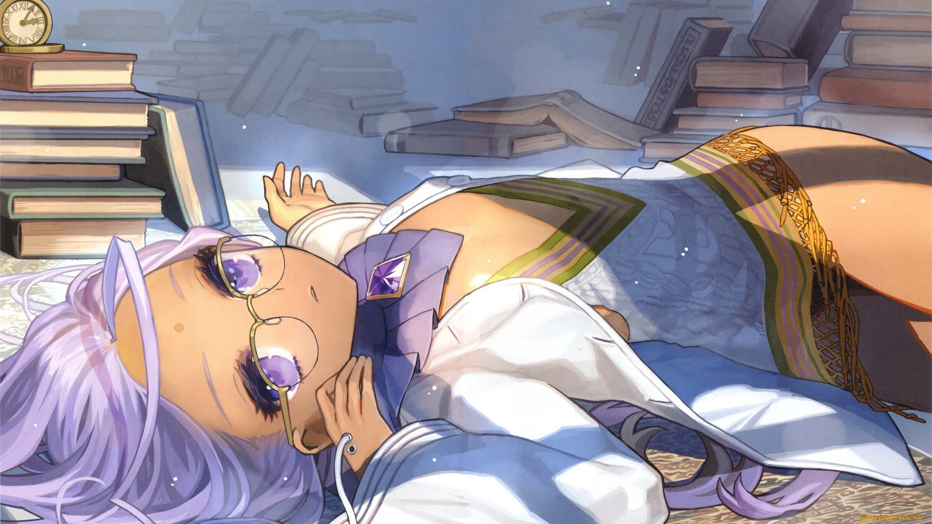 аниме, fate, stay, night, девушка