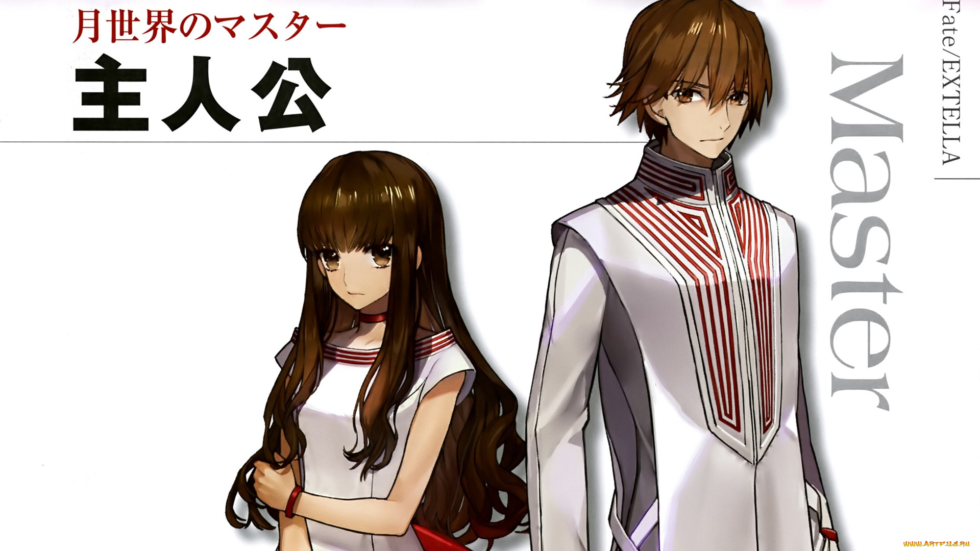 аниме, fate, stay, night, мастер, девушка