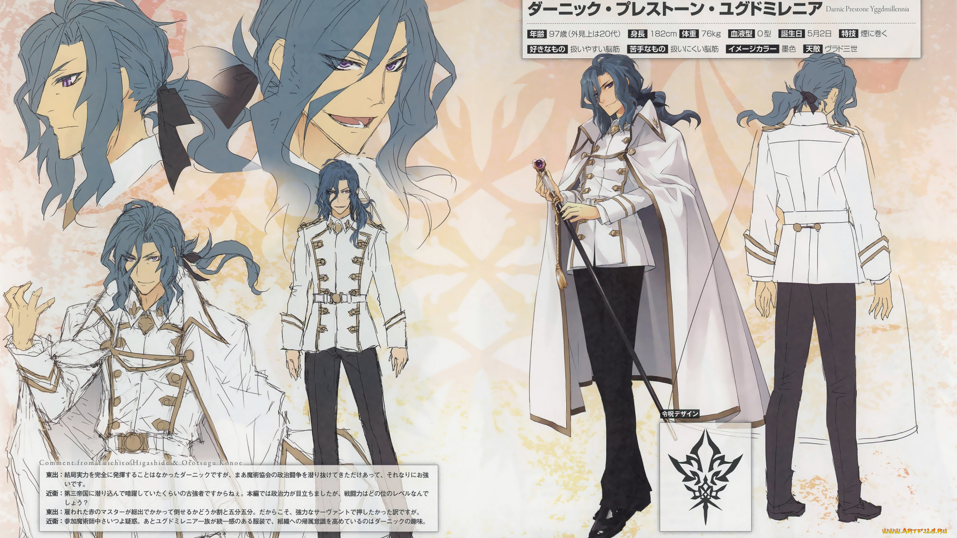 аниме, fate, stay, night, парень