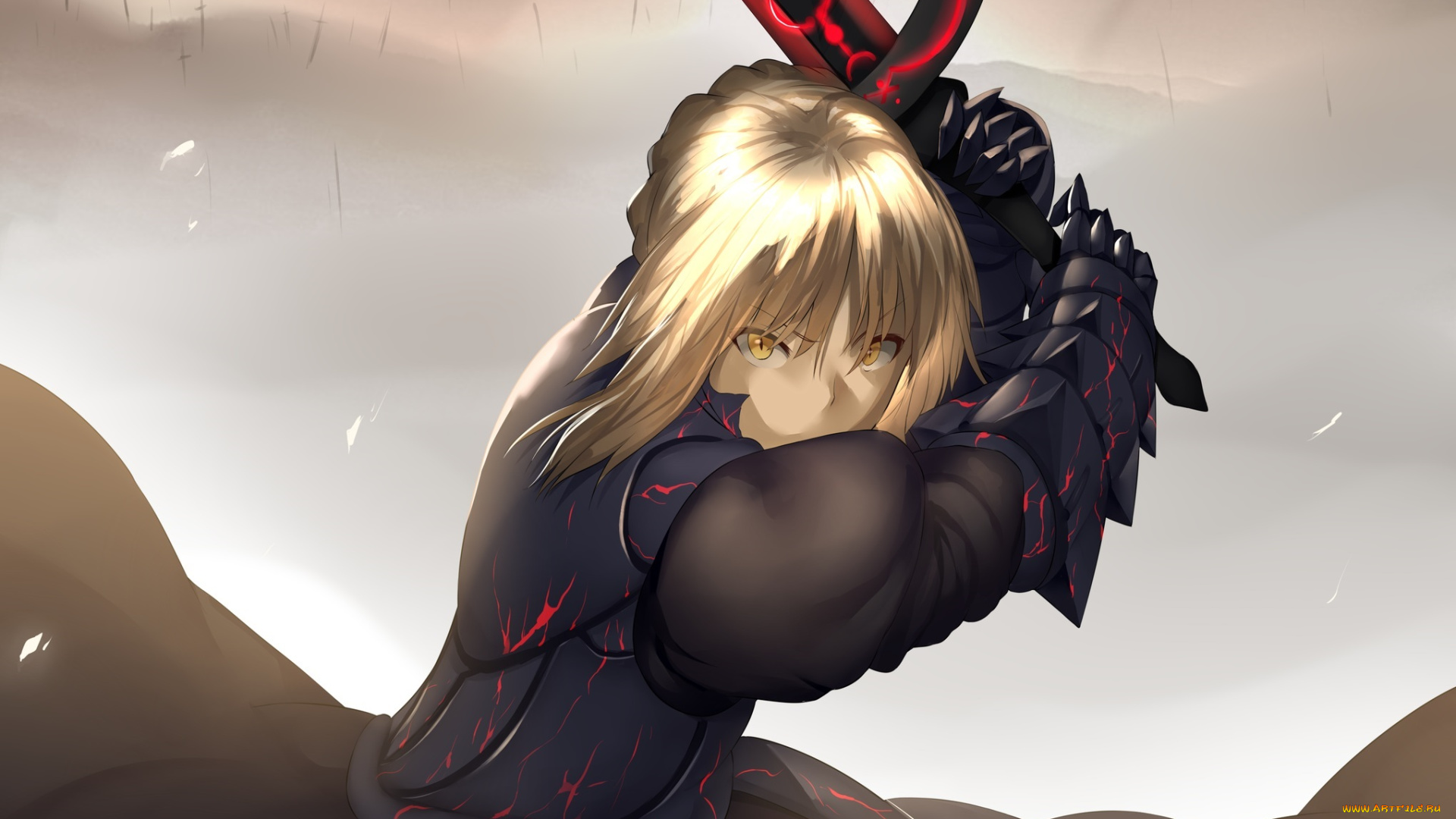 аниме, fate, stay, night, сейбер