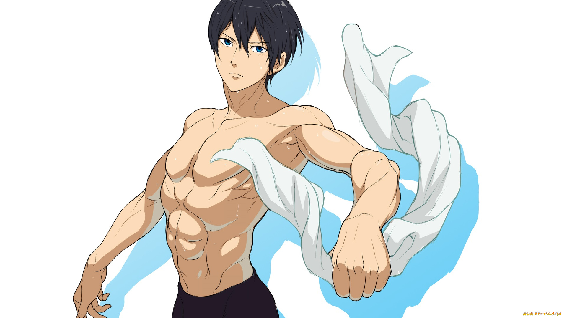 аниме, free, харука