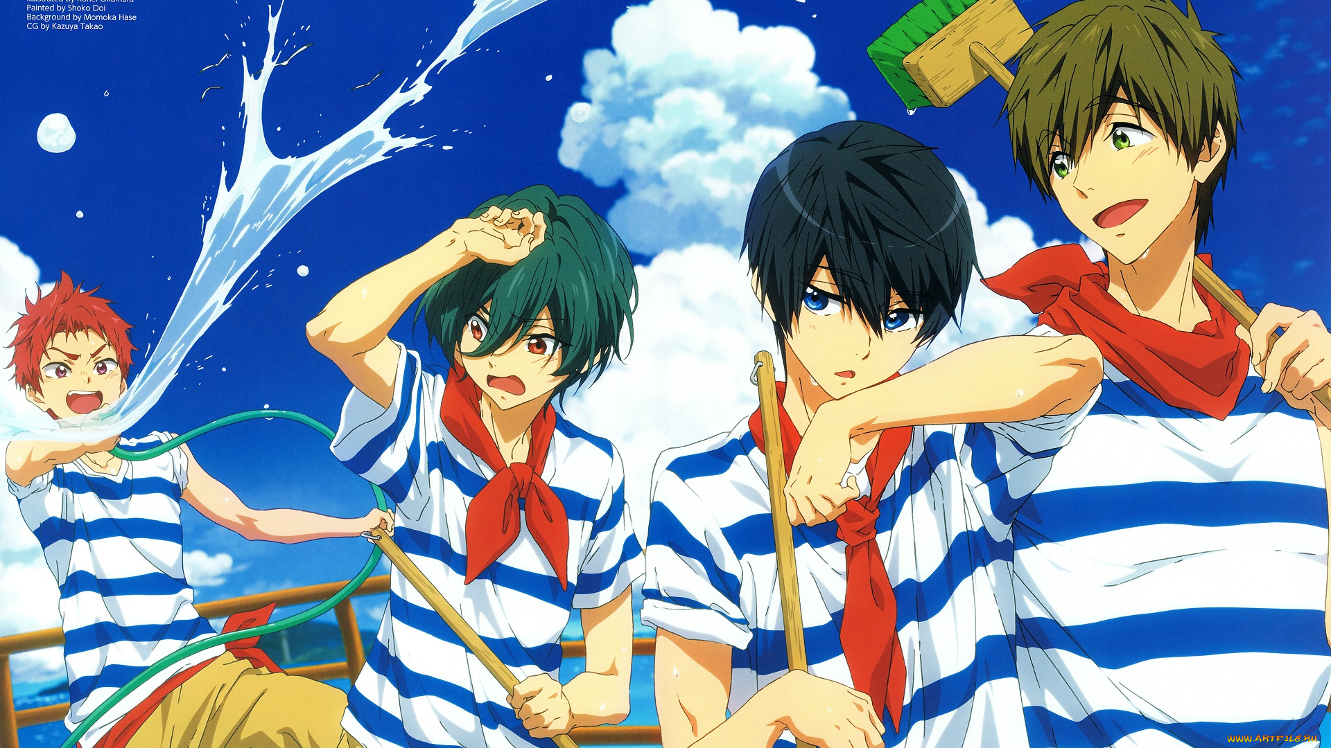 аниме, free, парни