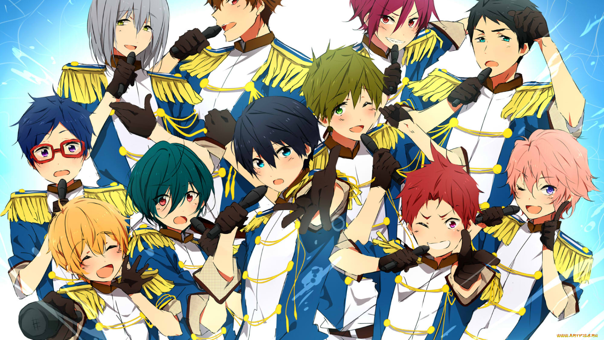 аниме, free, парни