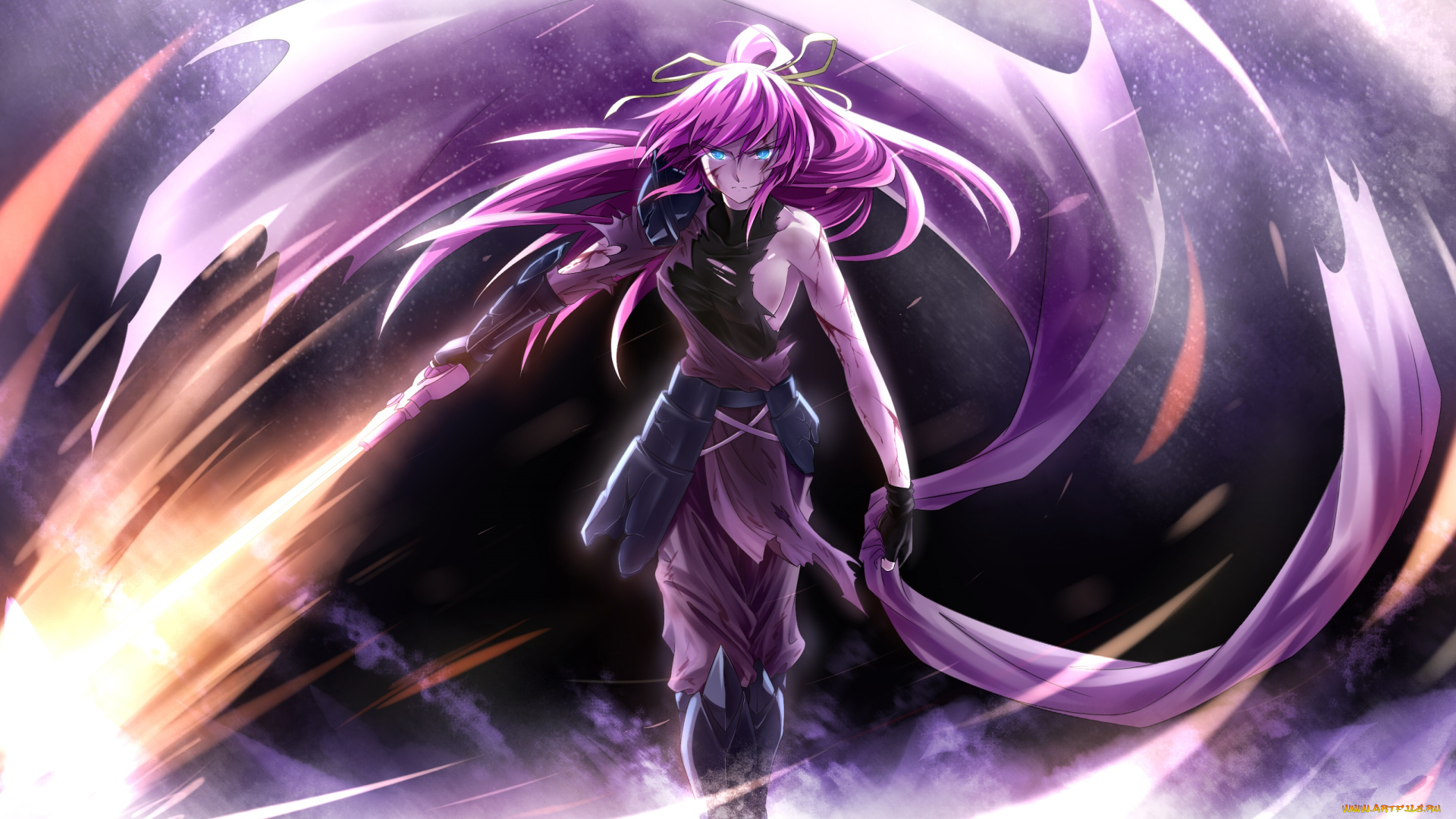 аниме, mahou, shoujo, lyrical, nanoha, mahou, shoujo, lyrical, nanoha