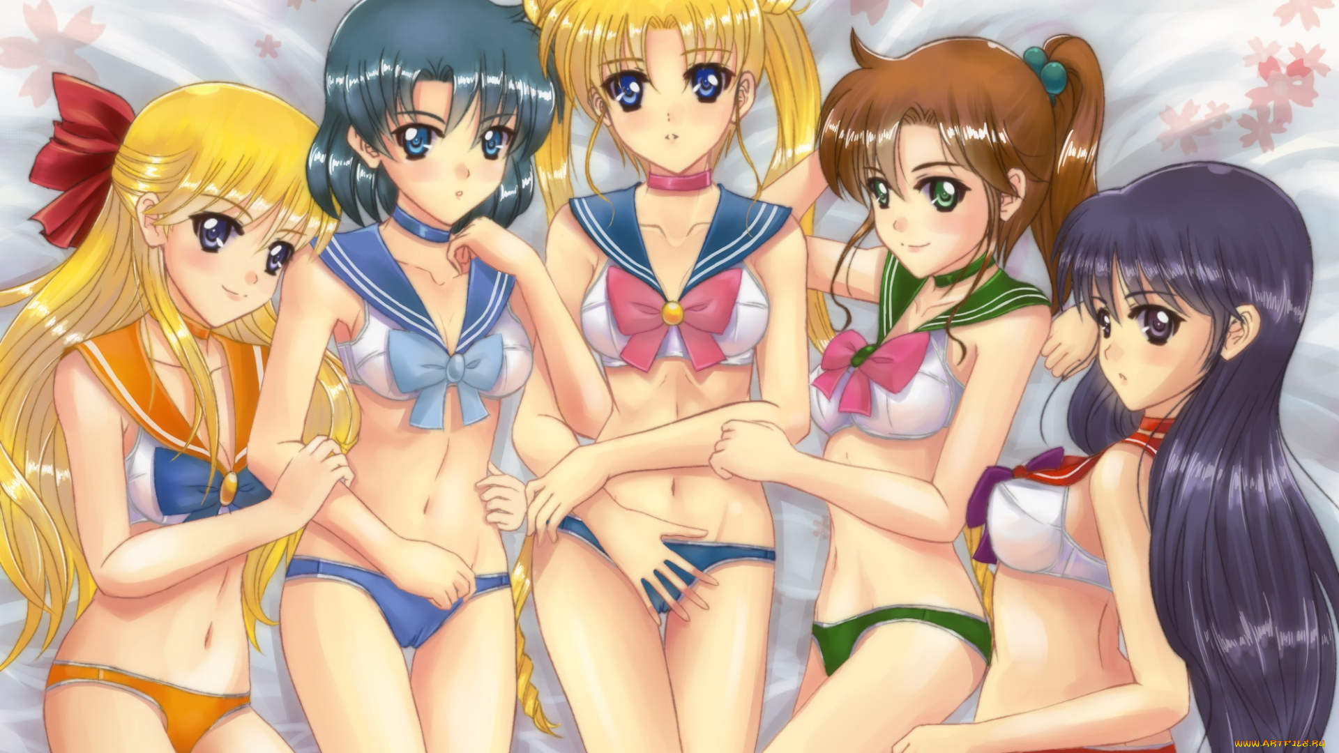 аниме, sailor, moon, девушки