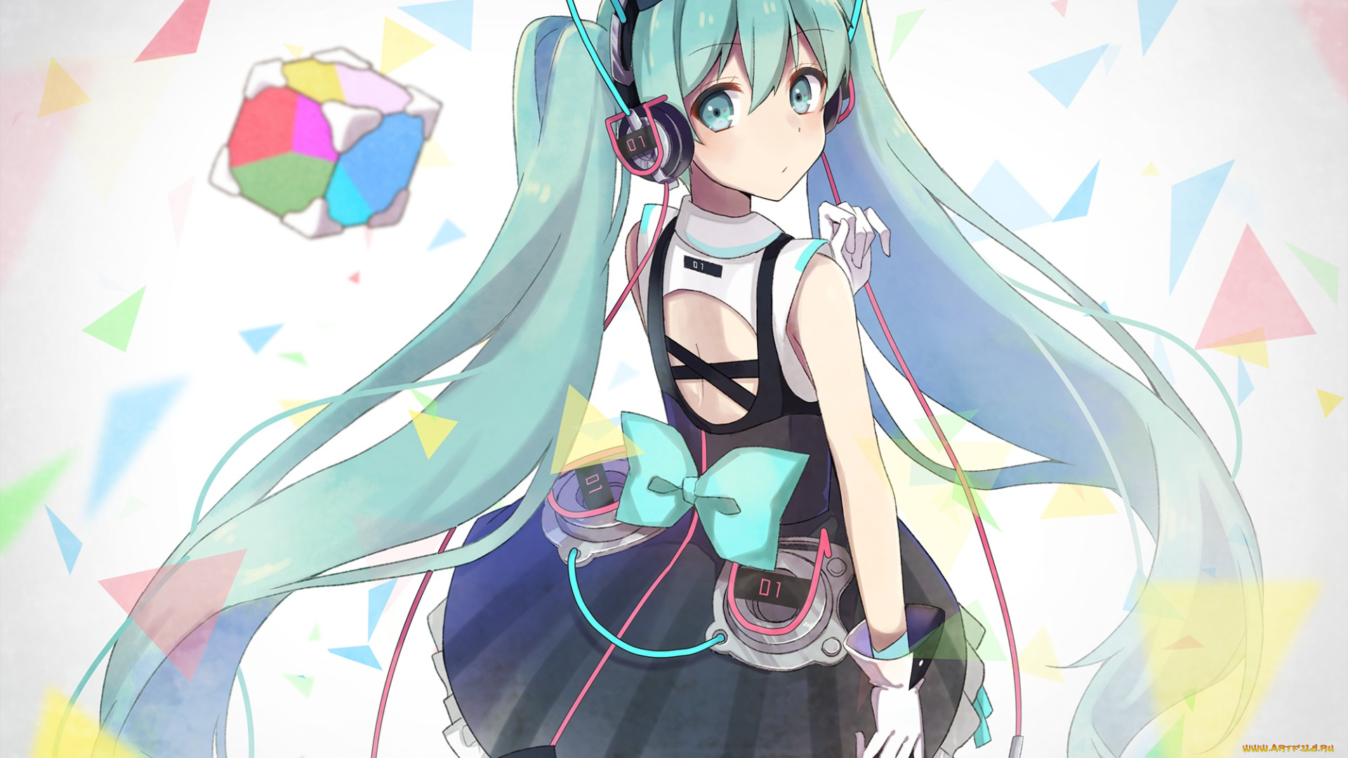 аниме, vocaloid, hatsune, miku