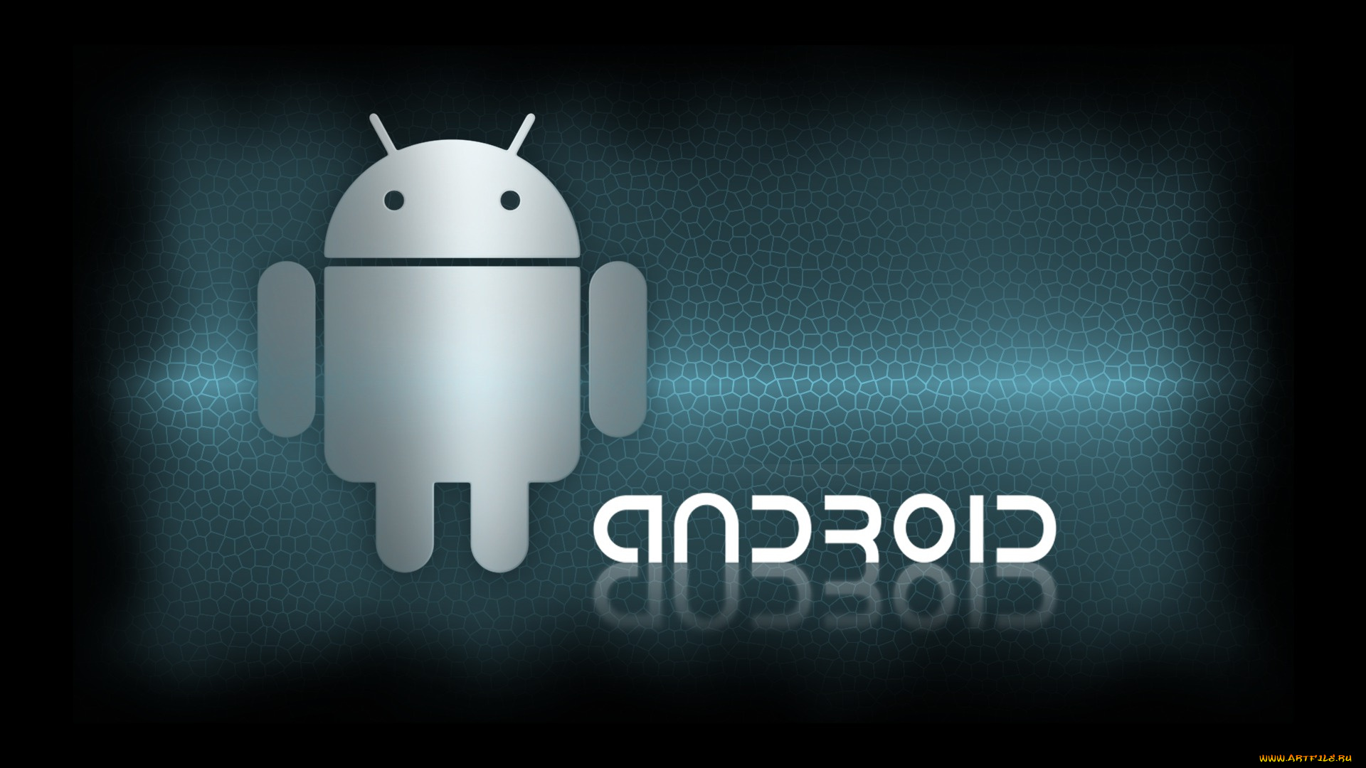 компьютеры, android, логотип, фон