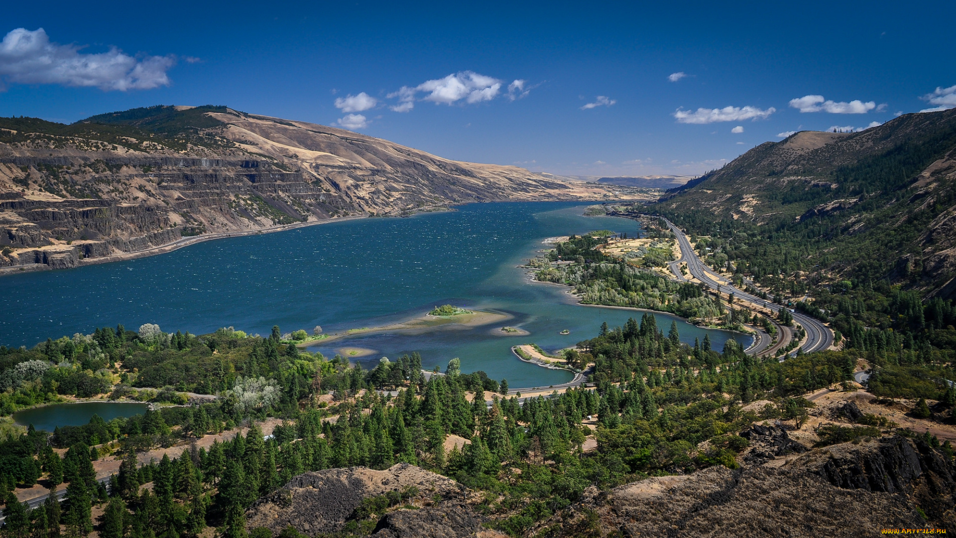 природа, побережье, берег, море