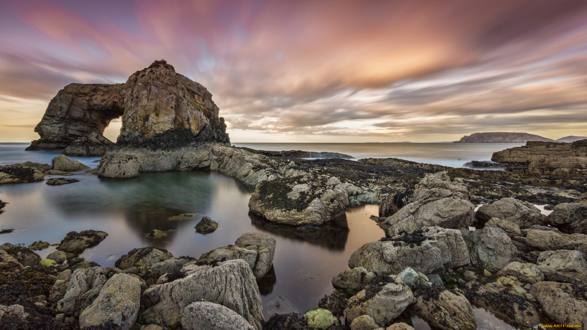 природа, побережье, берег, море