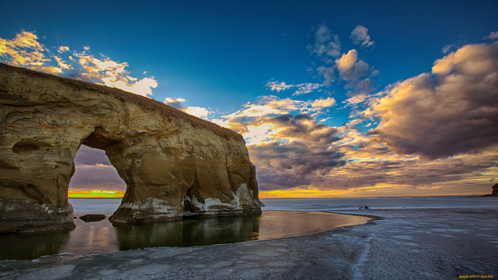 природа, побережье, море, берег