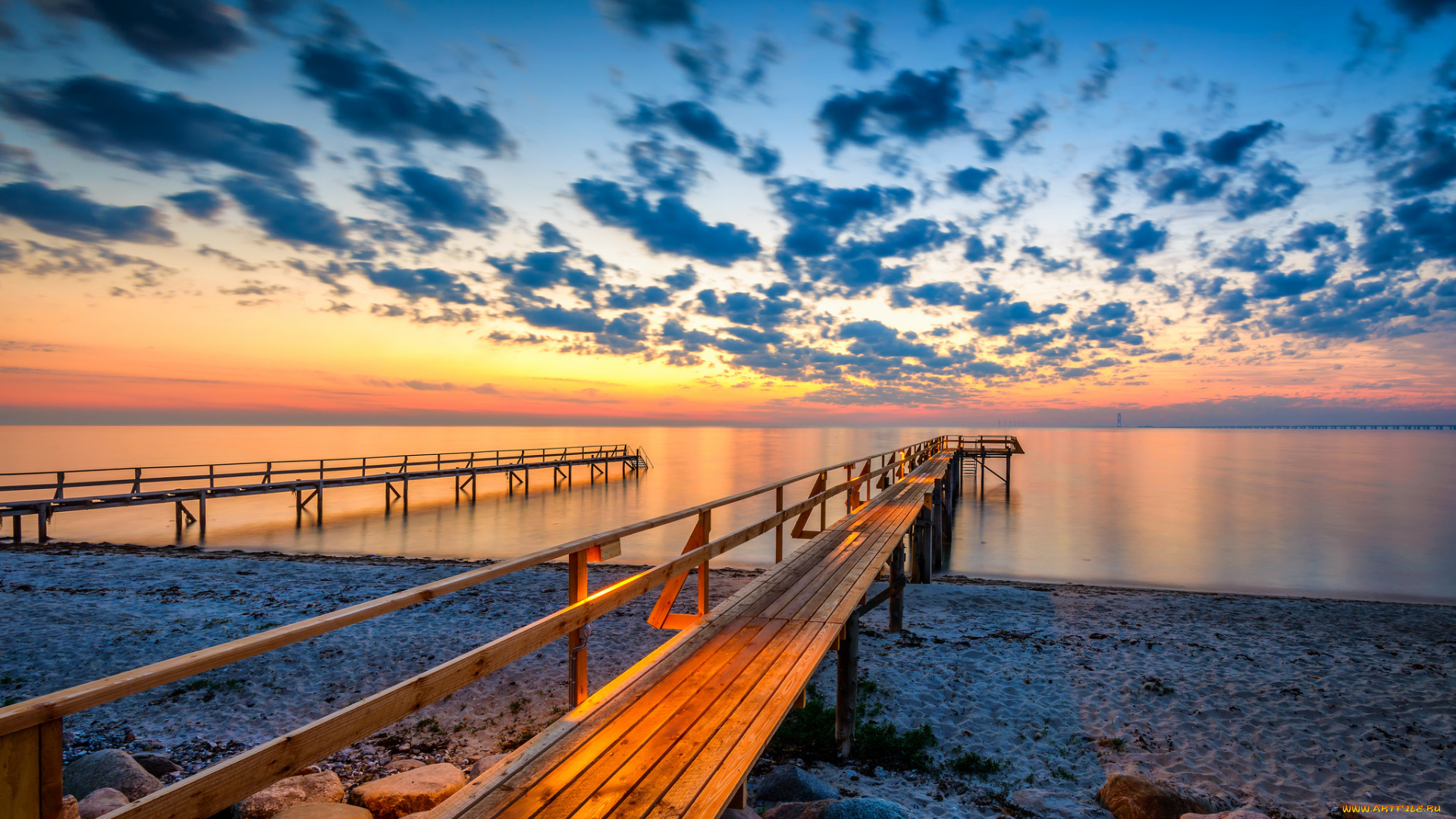 природа, побережье, море, берег