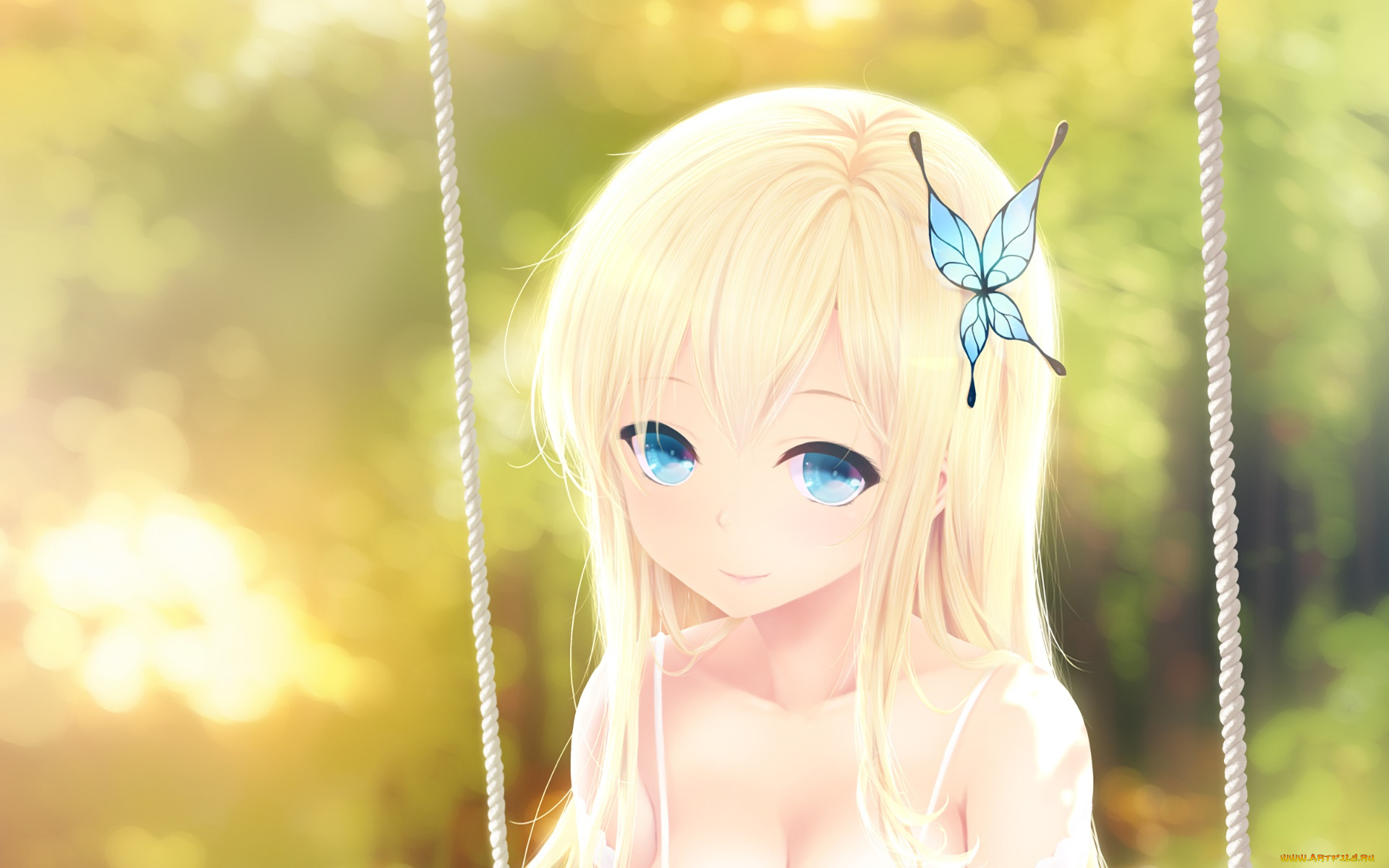 boku, wa, tomodachi, ga, sukunai, аниме, девушка, взгляд, фон