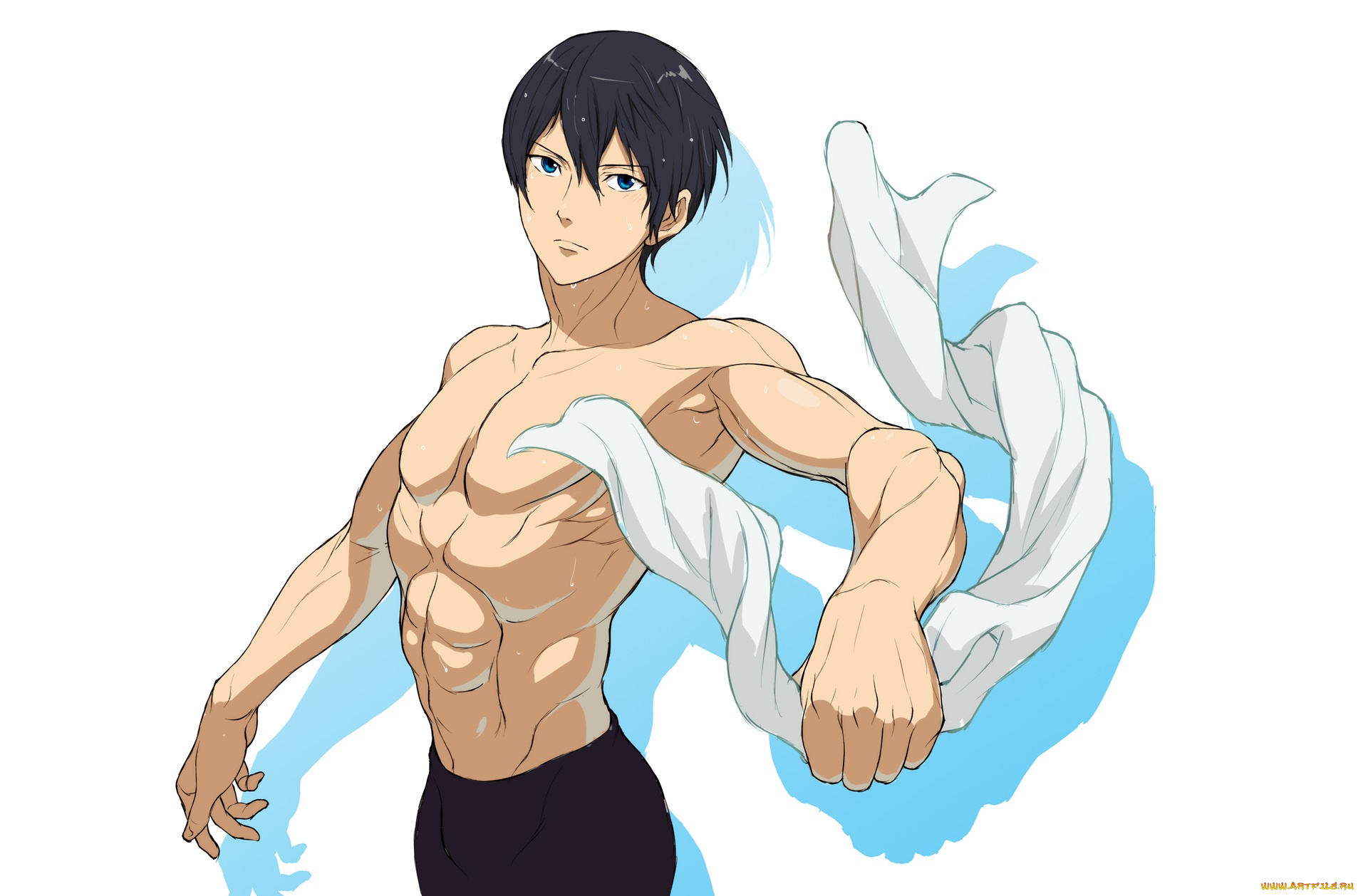 аниме, free, харука