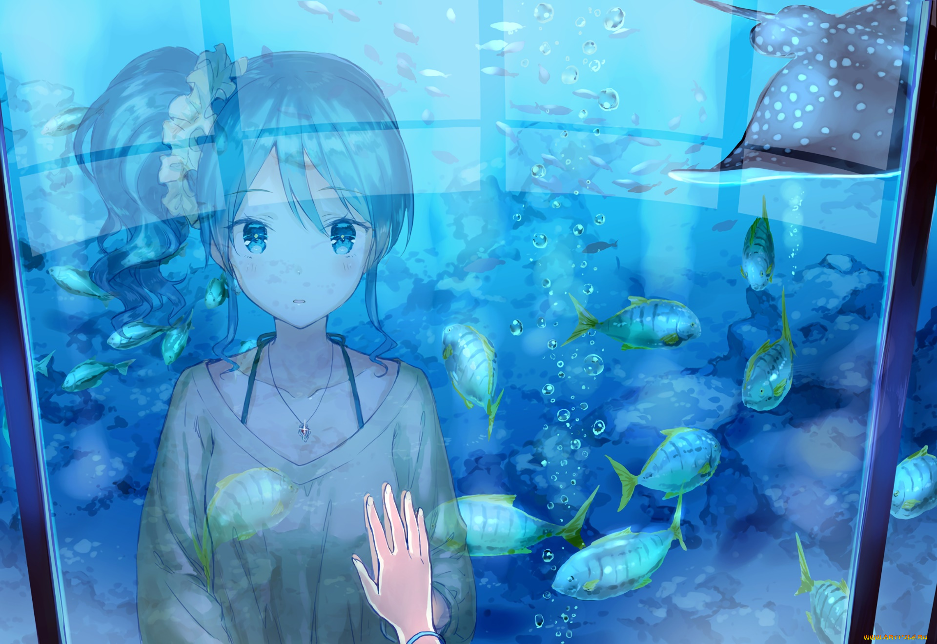 aikatsu, аниме, взгляд, девушка, фон