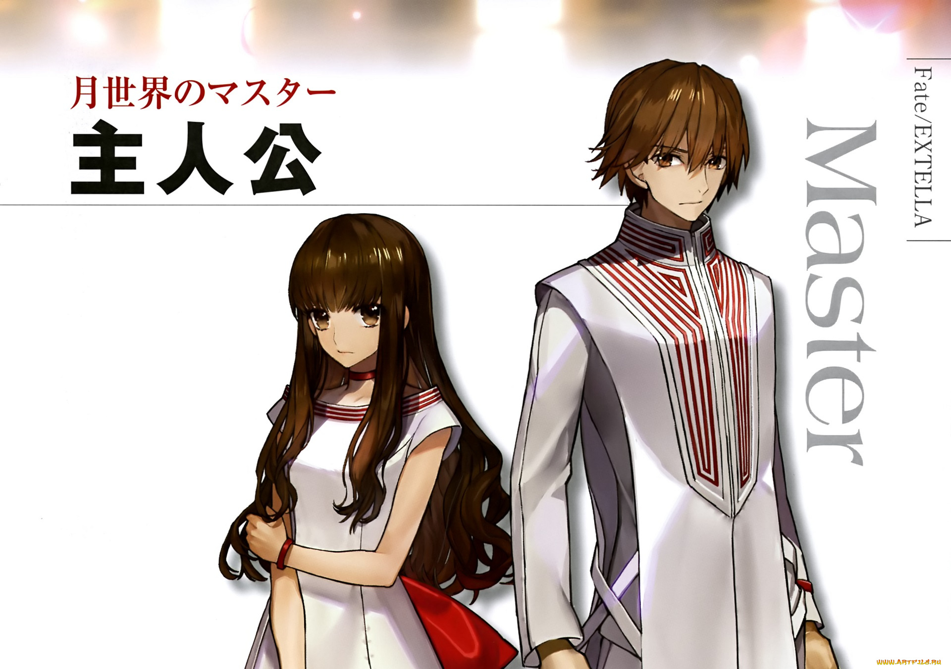 аниме, fate, stay, night, мастер, девушка