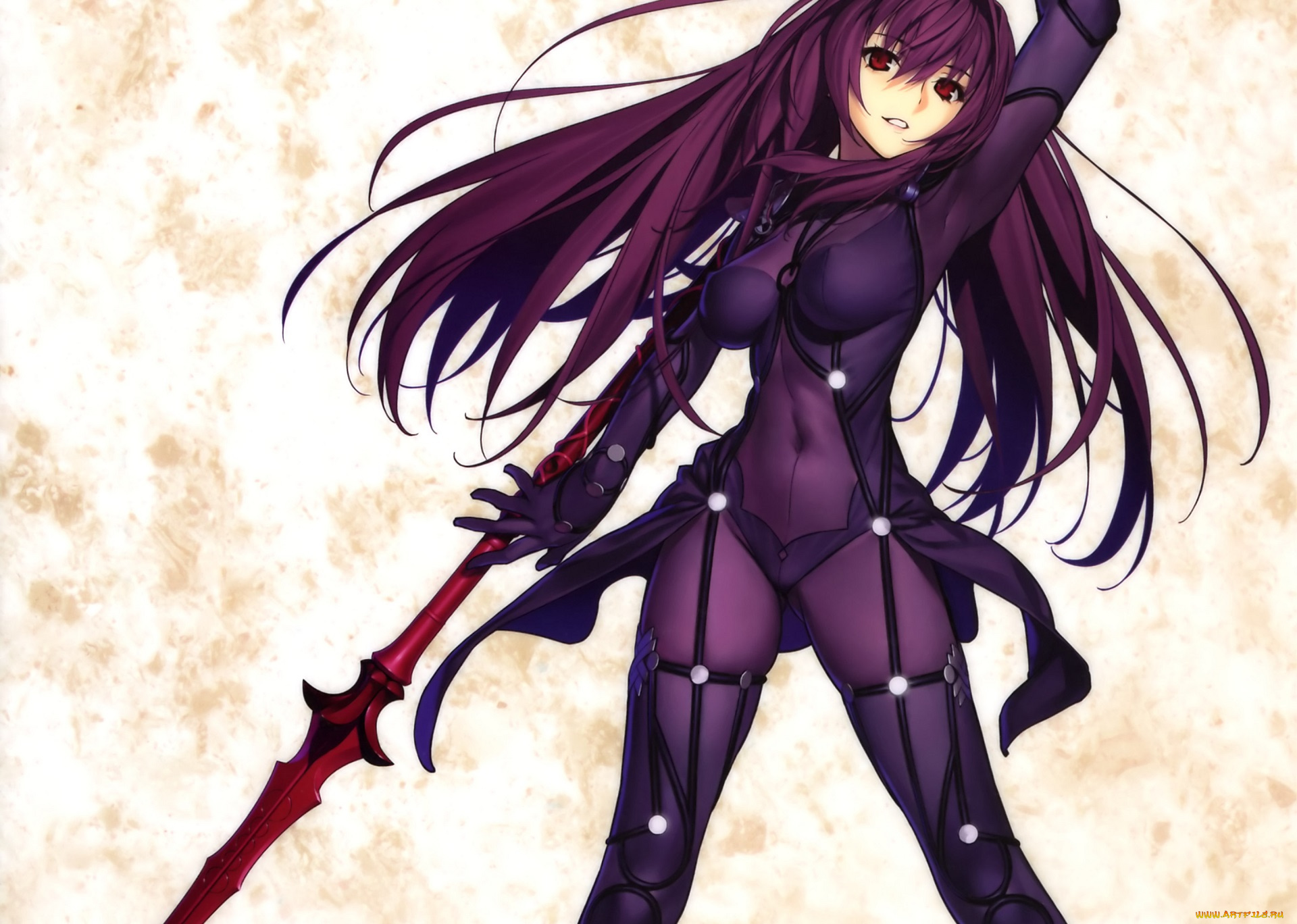 аниме, fate, stay, night, девушка