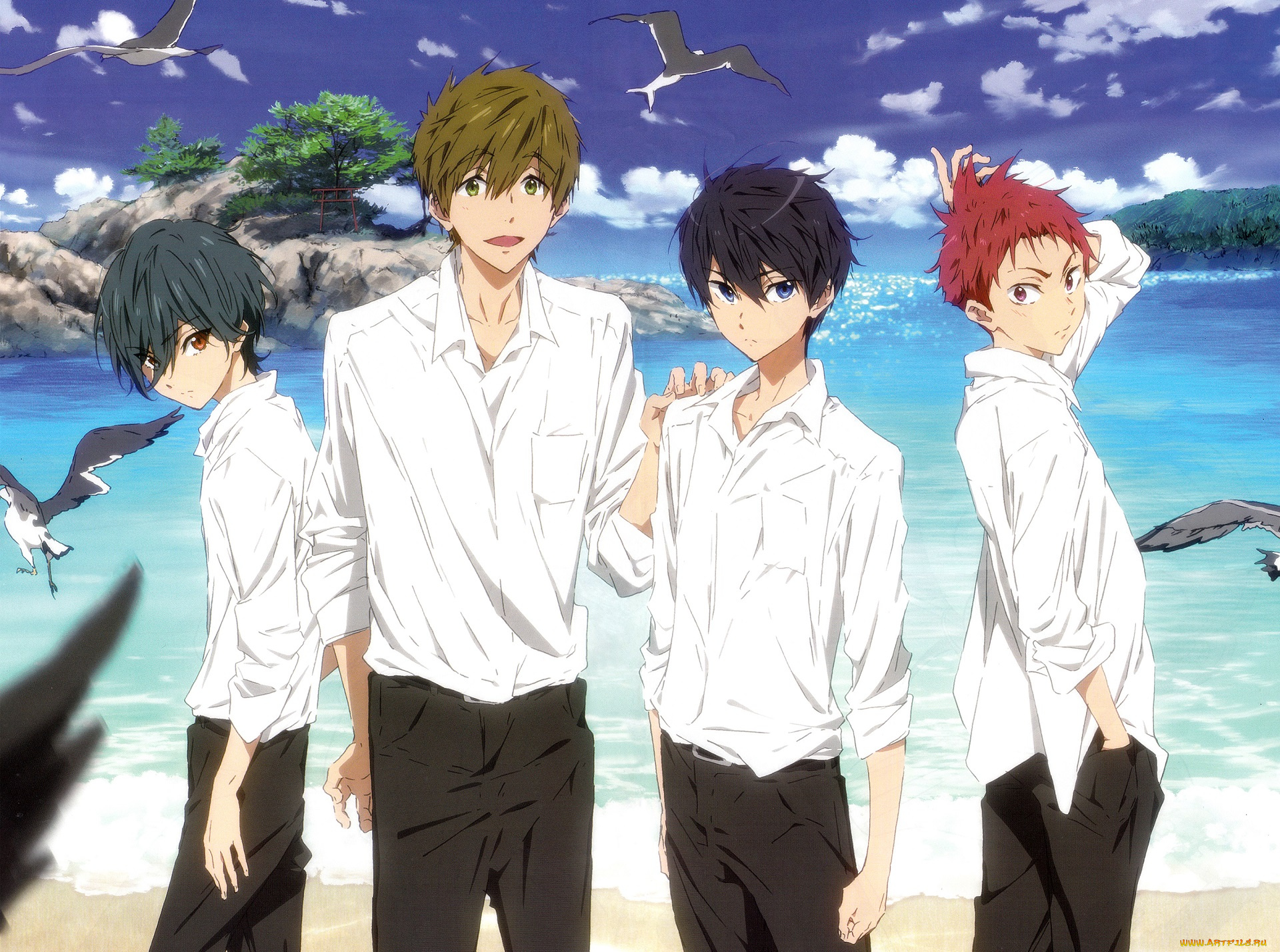 аниме, free, парни