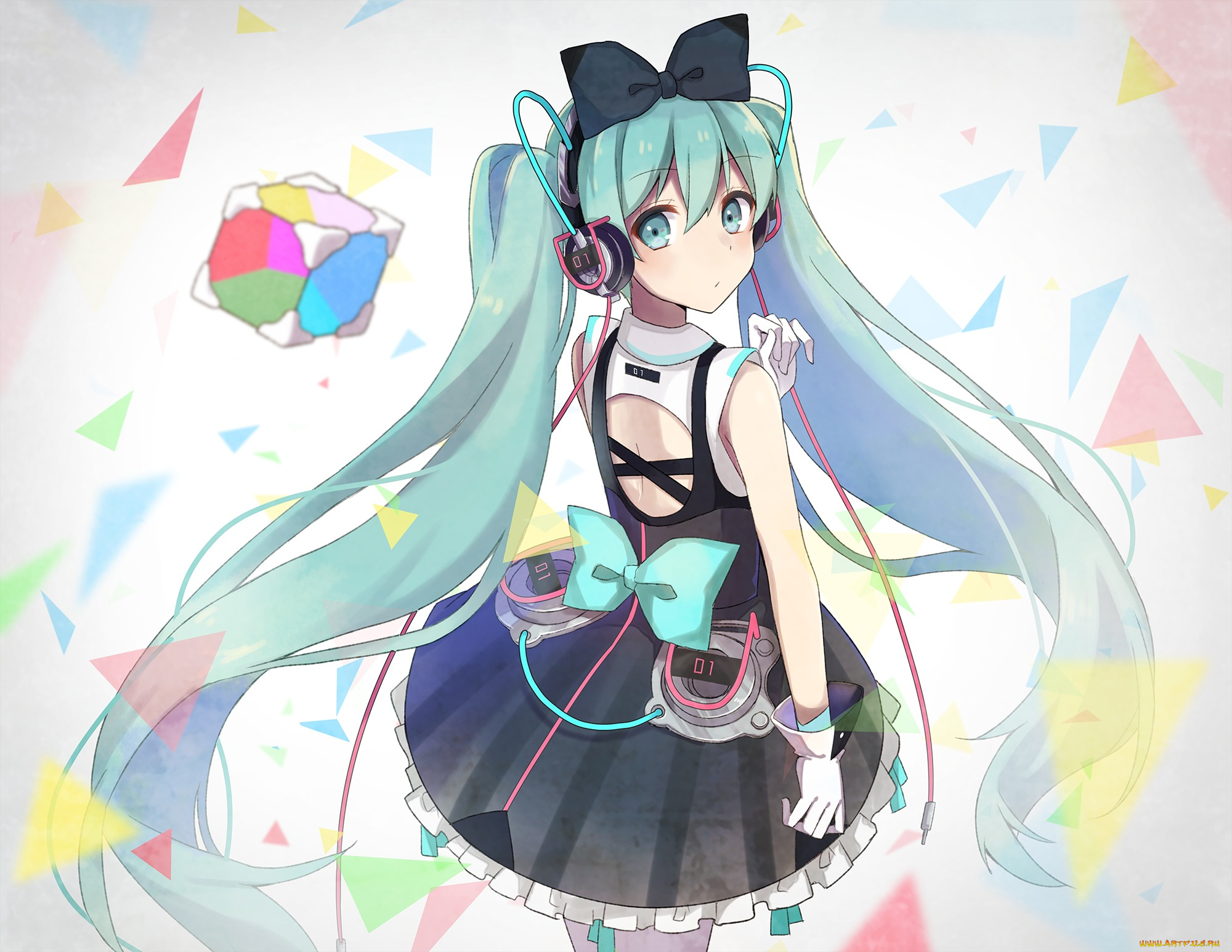 аниме, vocaloid, hatsune, miku