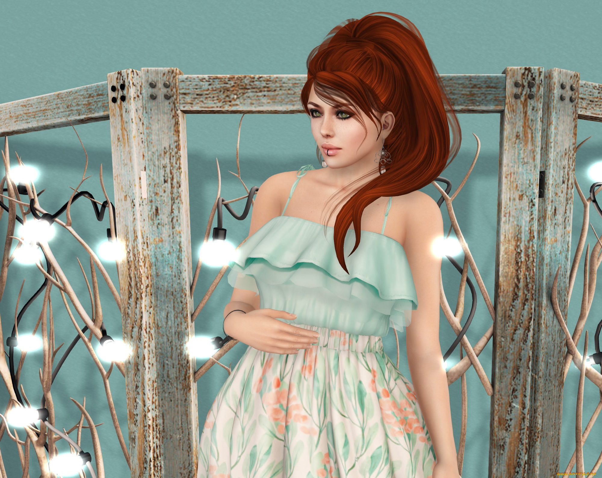 3д, графика, люди, , people, фон, взгляд, девушка