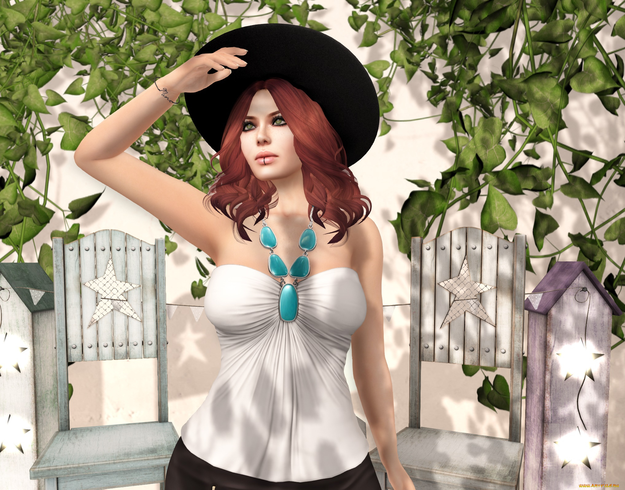 3д, графика, люди, , people, девушка, фон, взгляд