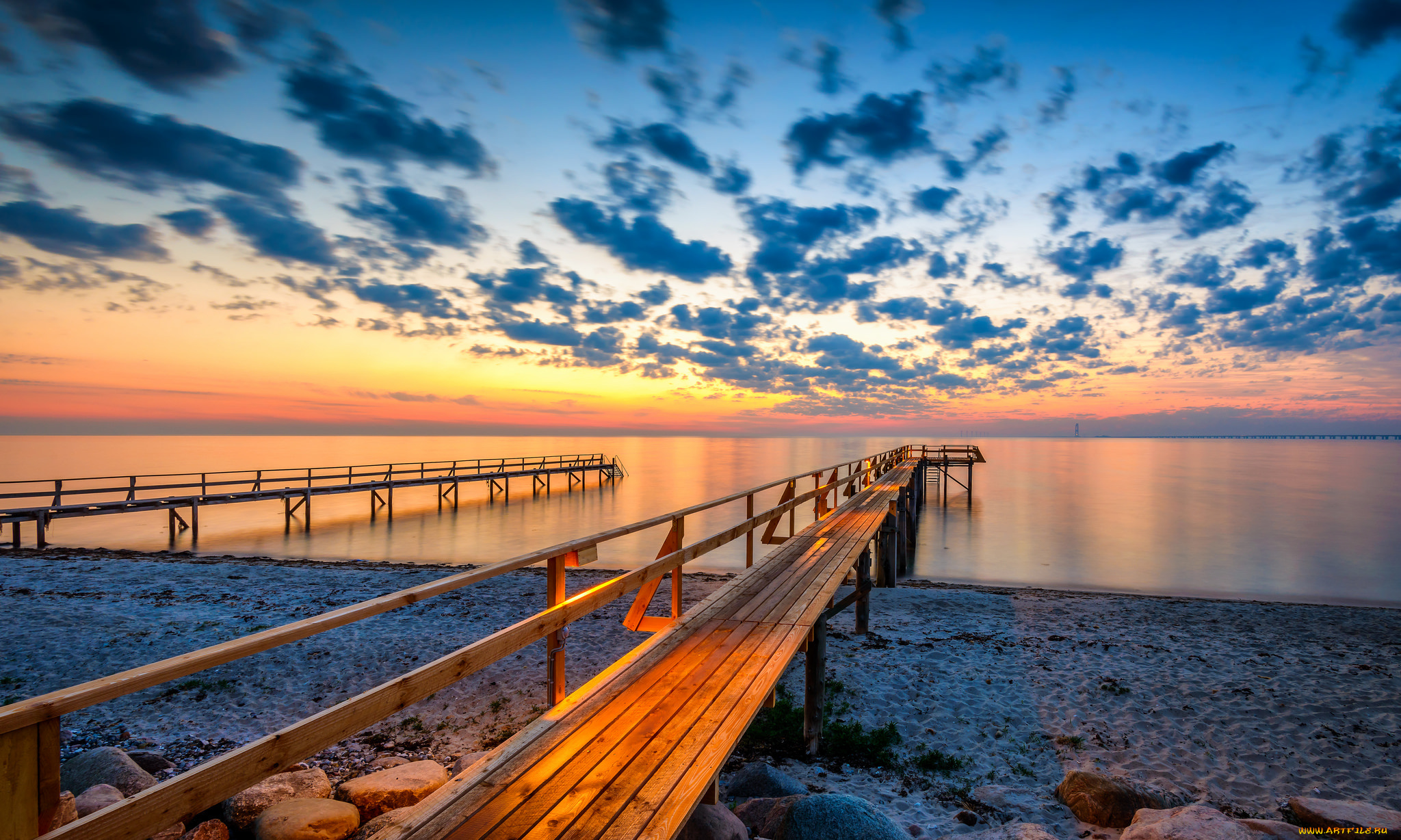 природа, побережье, море, берег