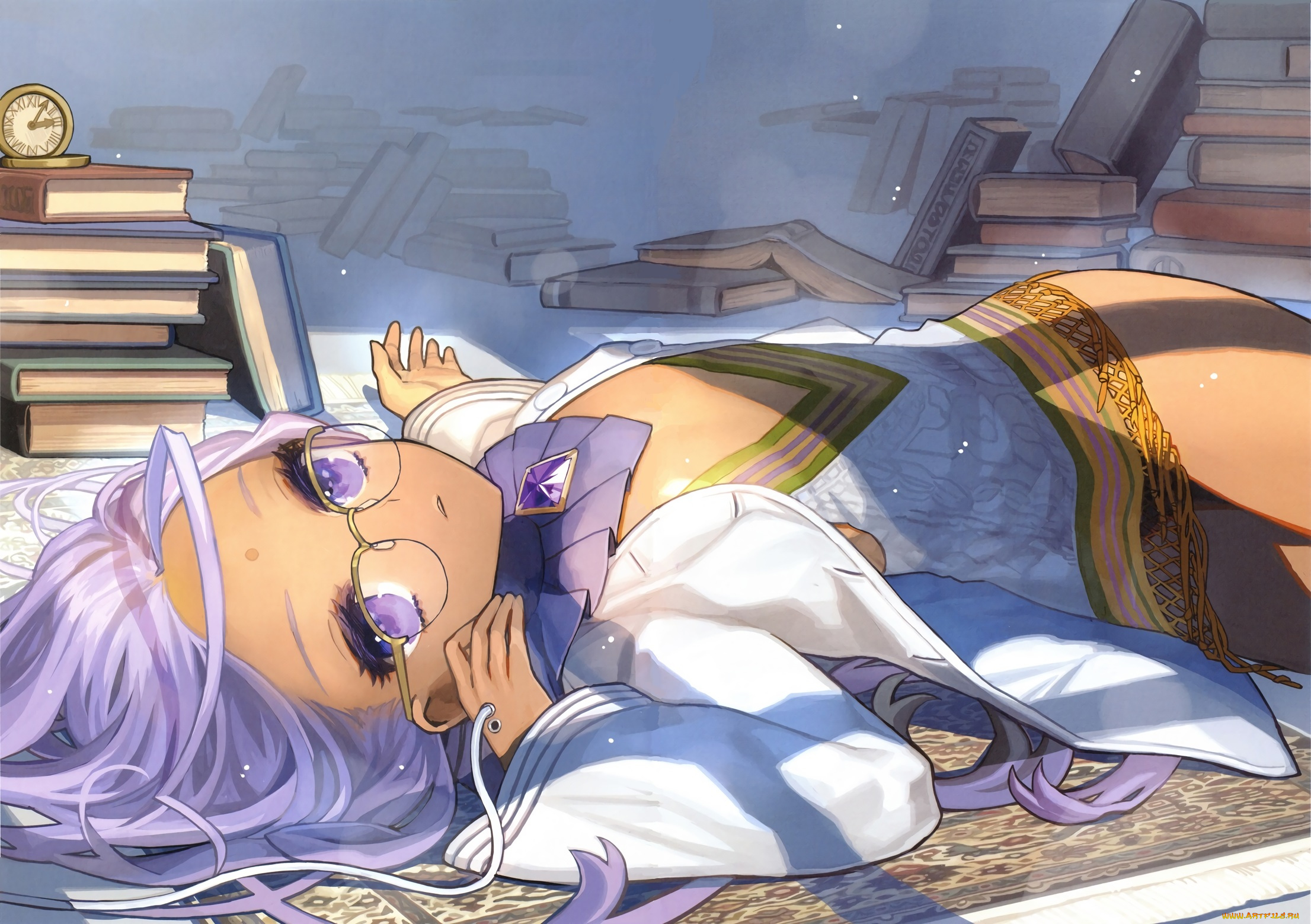 аниме, fate, stay, night, девушка