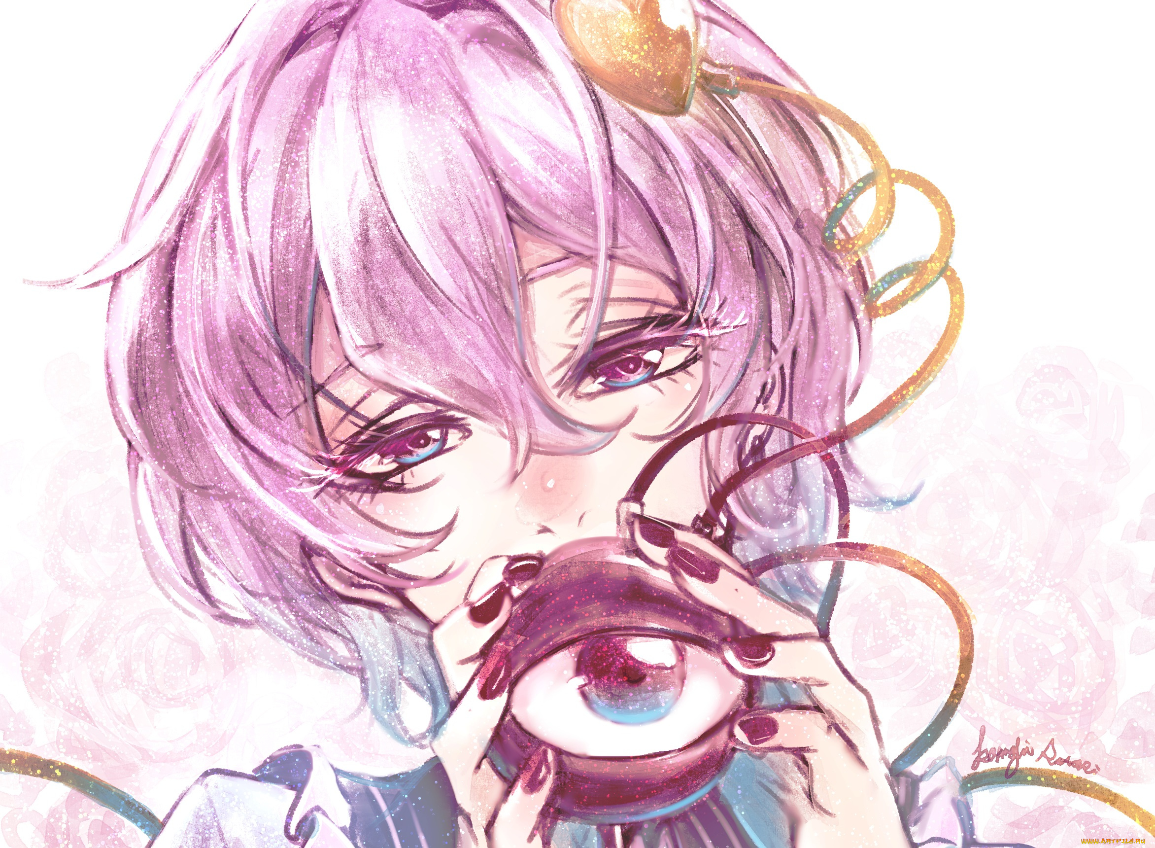 аниме, touhou, девушка