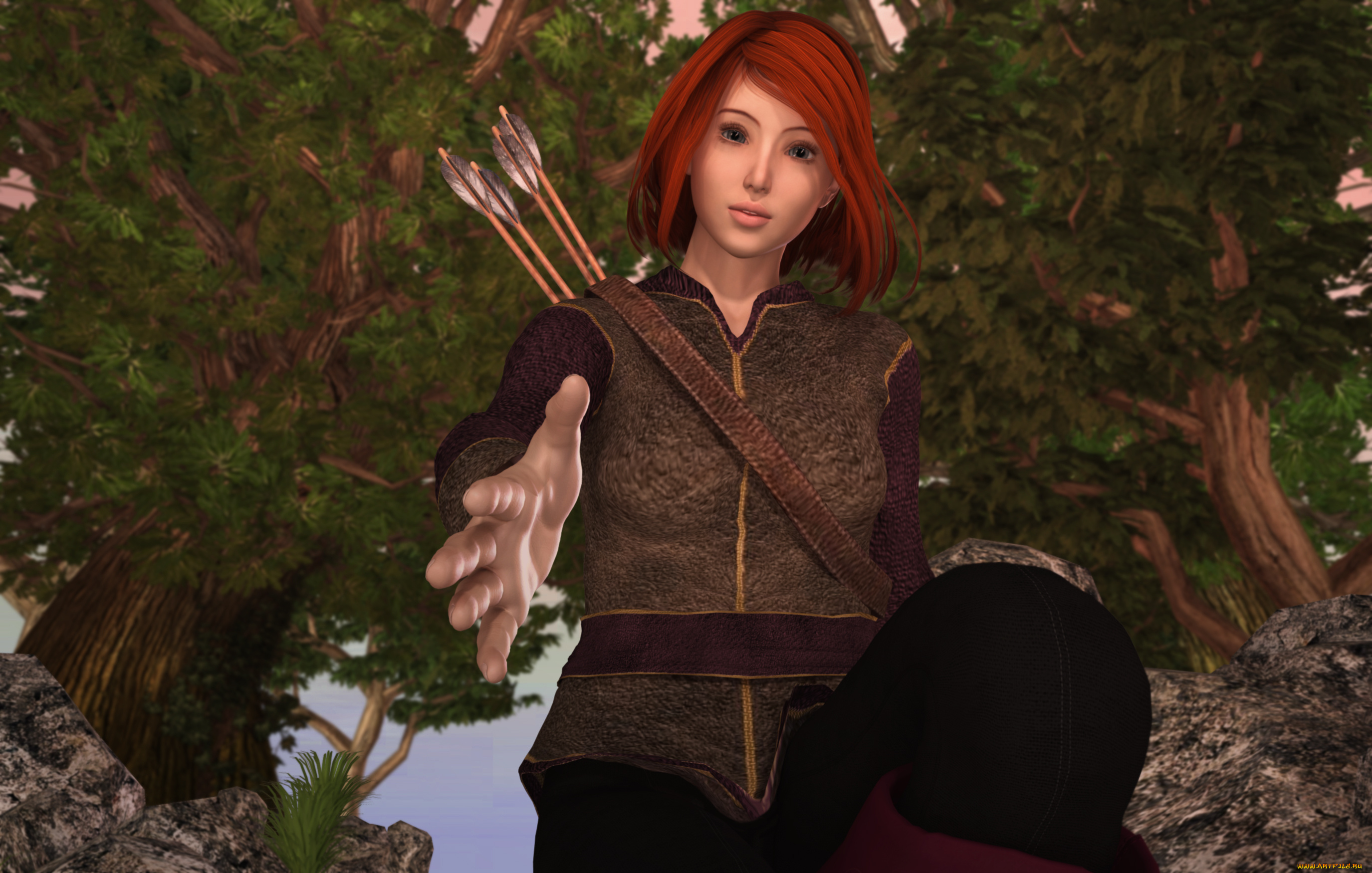 3д, графика, люди, , people, фон, взгляд, девушка