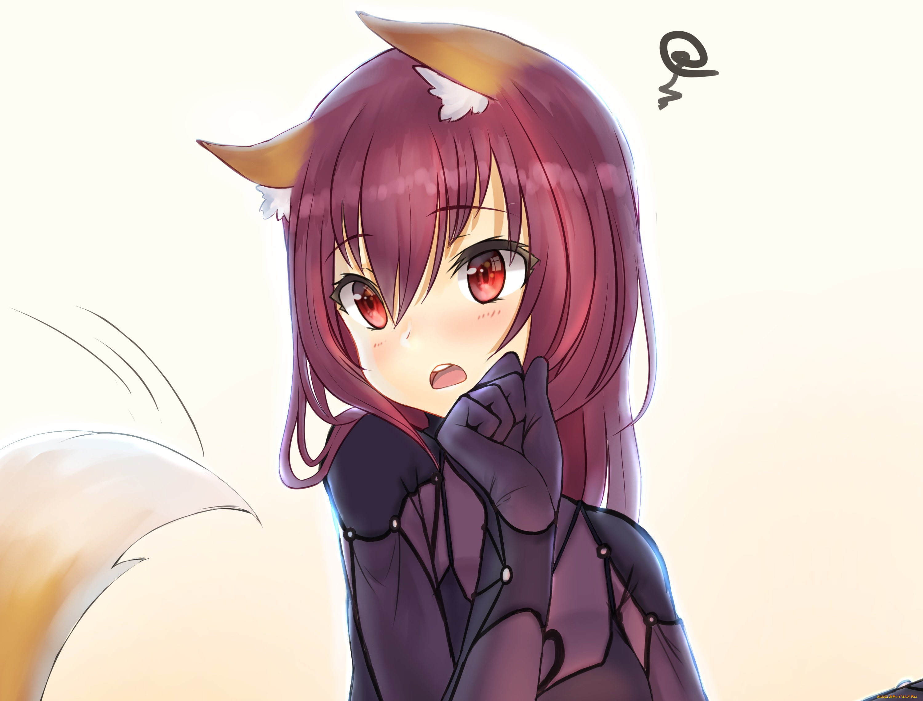 аниме, fate, stay, night, девушка