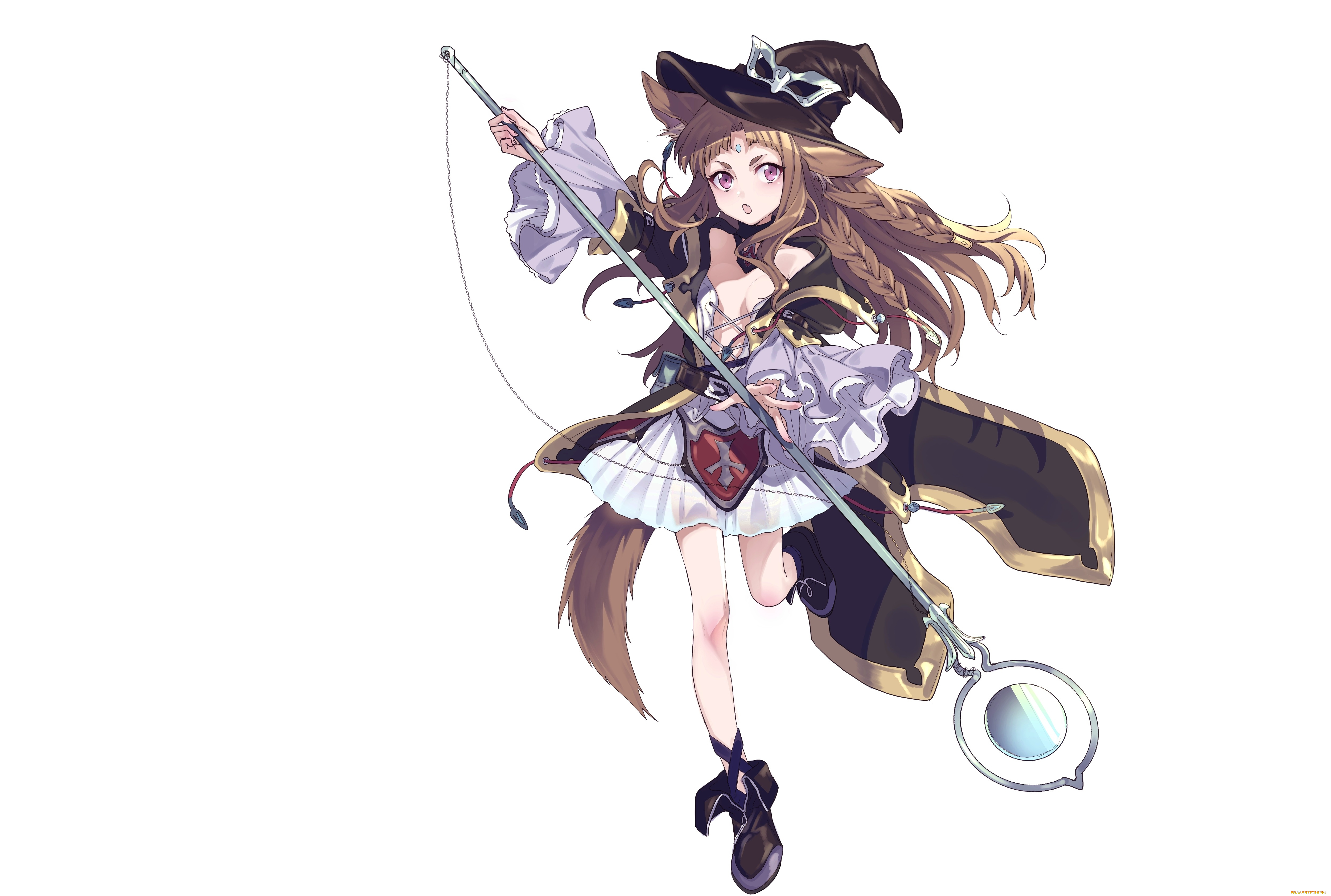 аниме, магия, , колдовство, , halloween, девушка