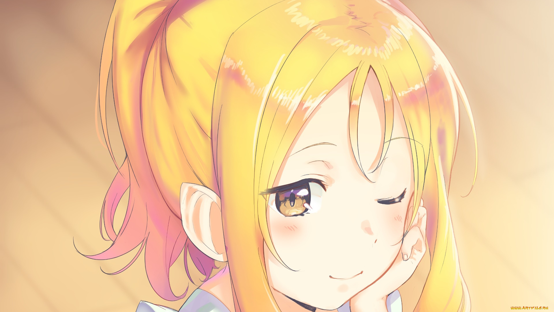 аниме, eromanga-sensei, девушка, взгляд, фон