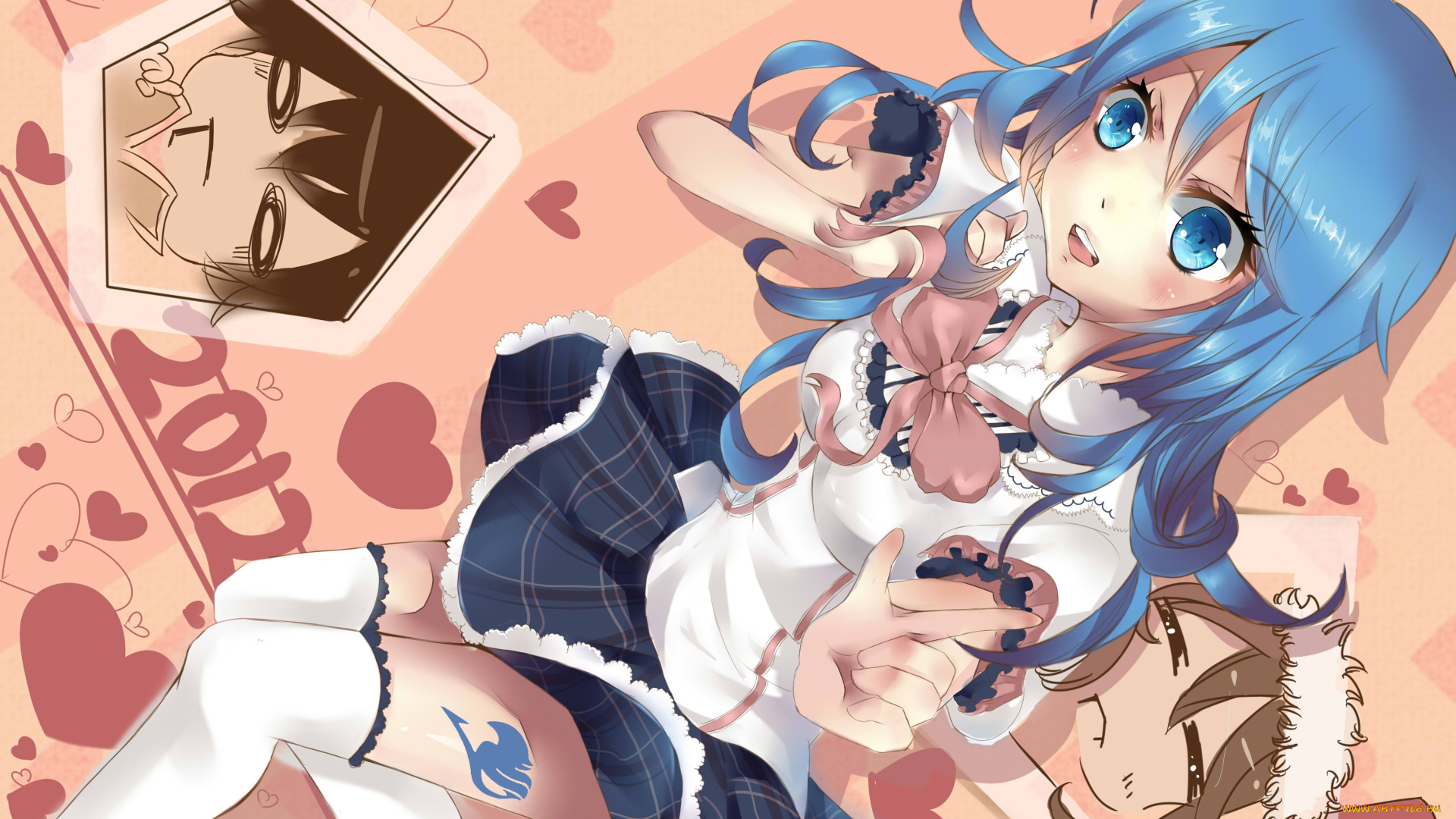 аниме, fairy, tail, джувия