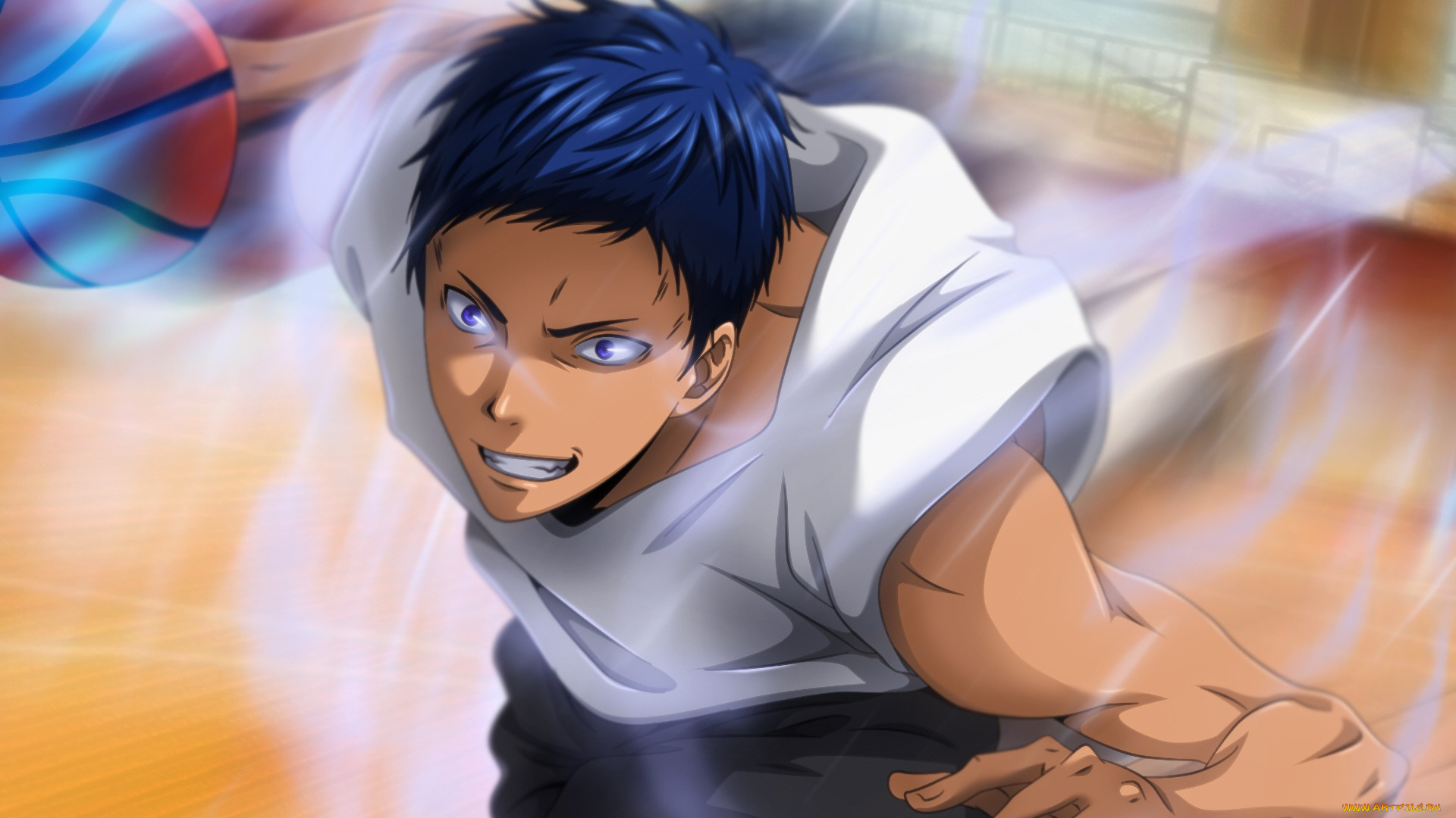 аниме, kuroko, no, baske, баскетбол