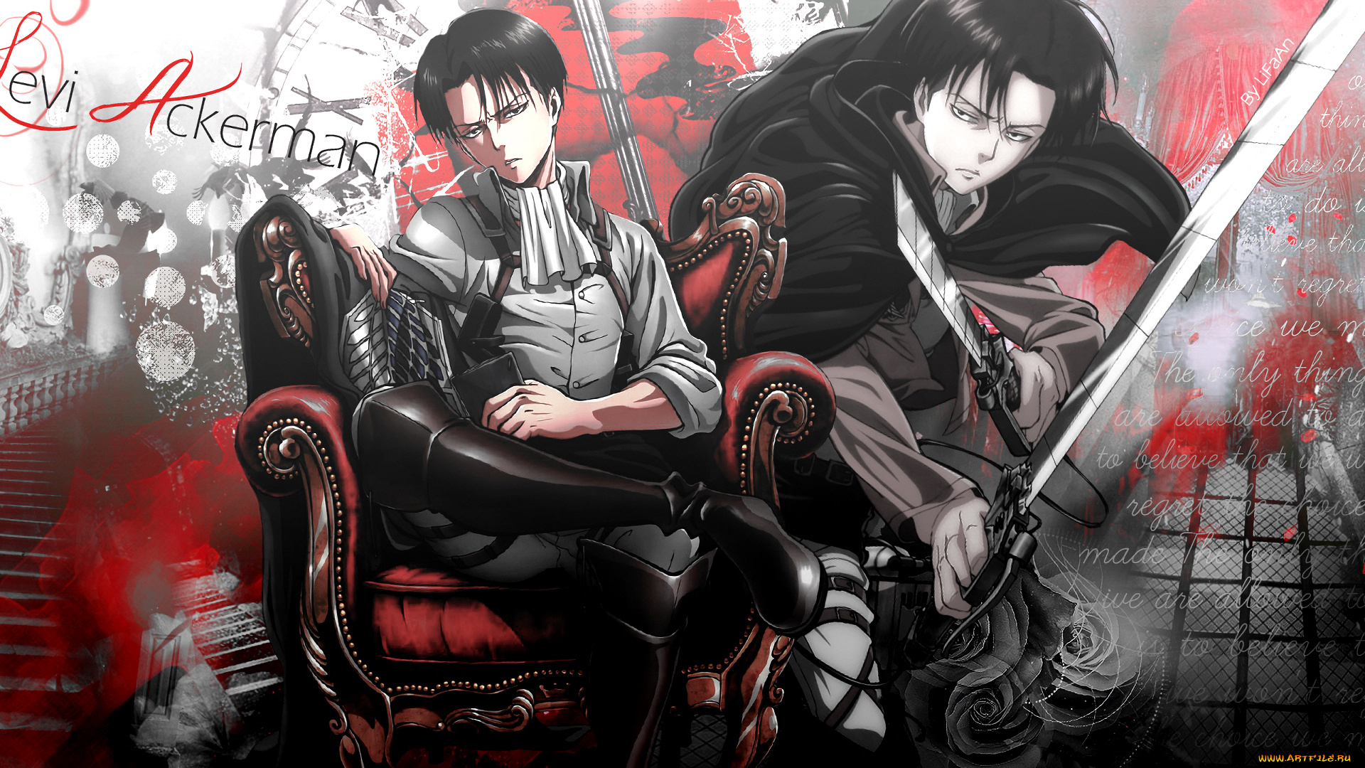 аниме, shingeki, no, kyojin, атака, титанов