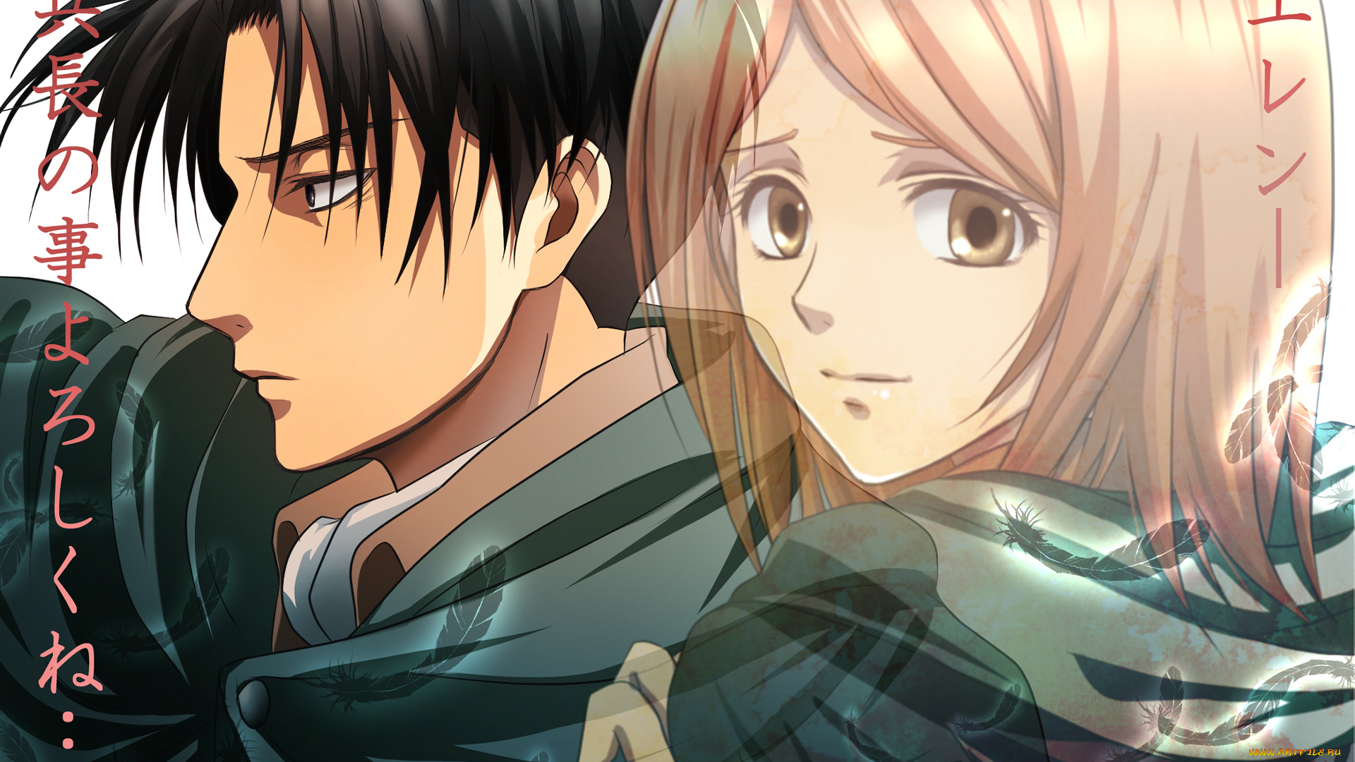 аниме, shingeki, no, kyojin, атака, титанов