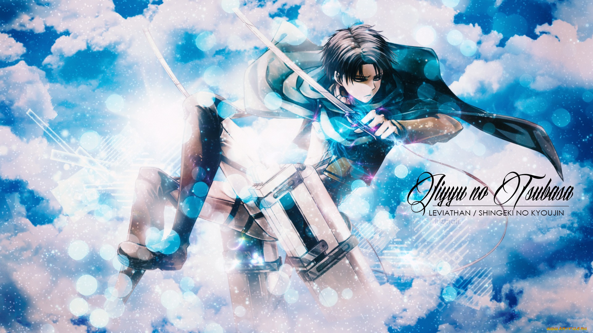 аниме, shingeki, no, kyojin, атака, титанов