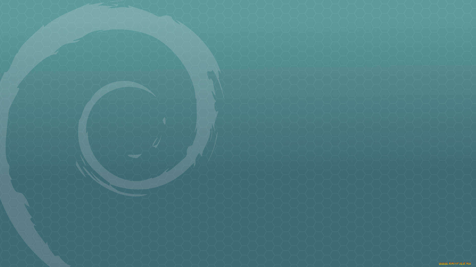 компьютеры, debian, фон, логотип