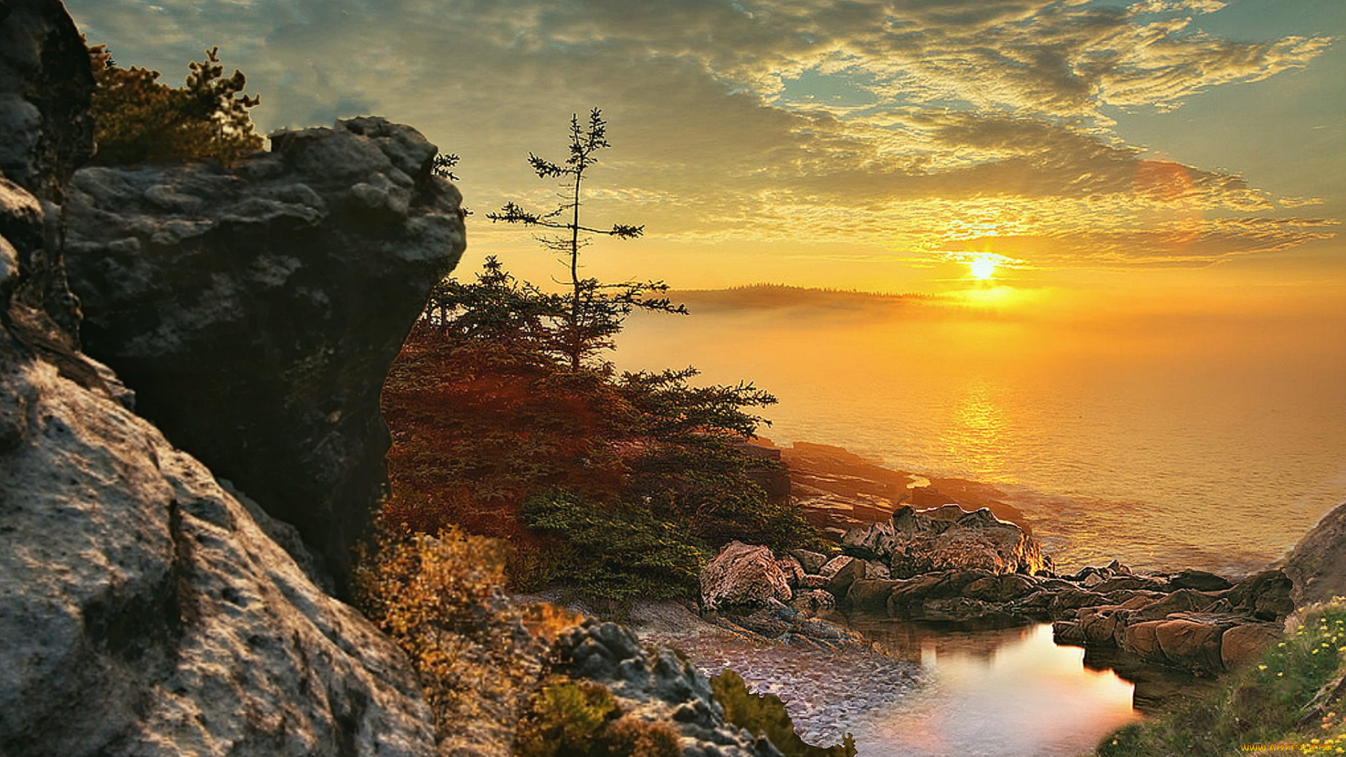 природа, восходы, закаты, рассвет