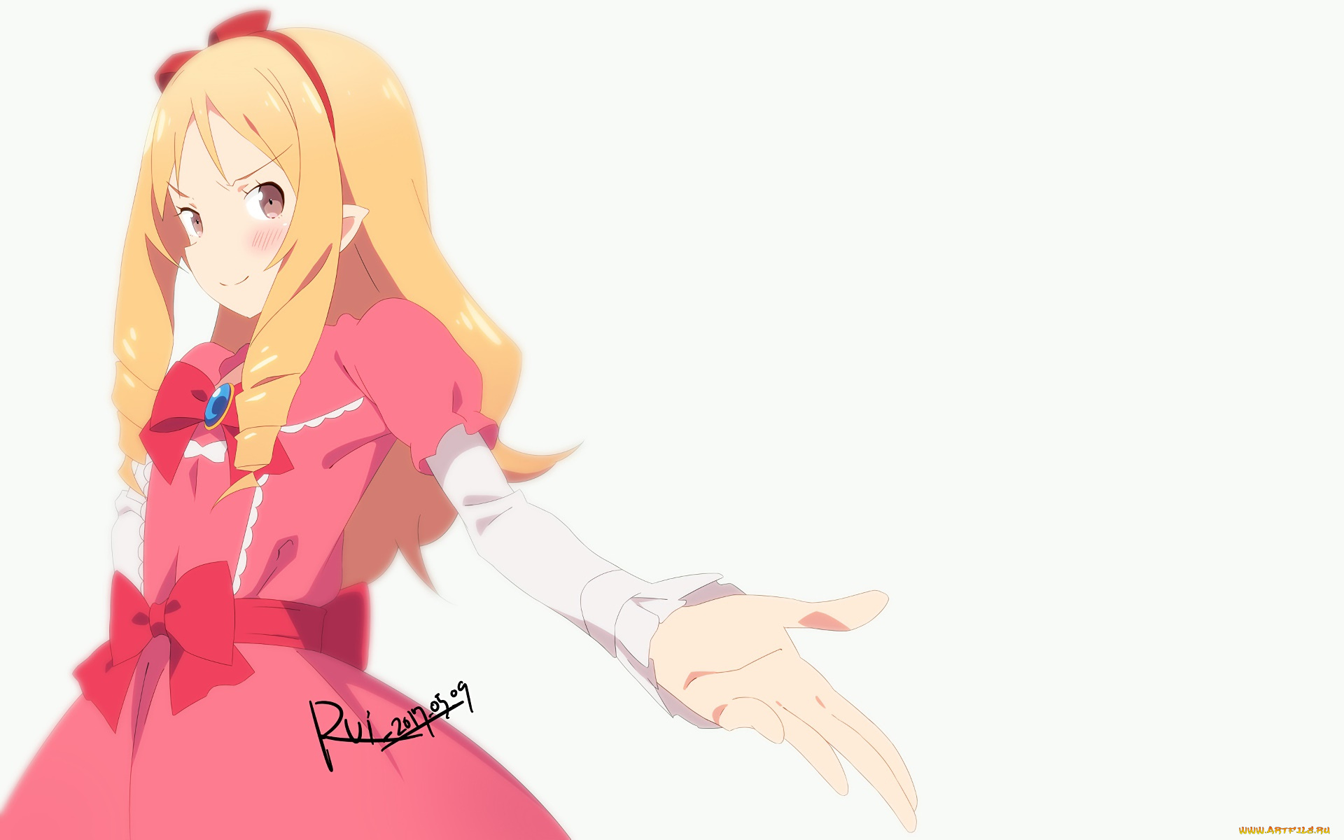 аниме, eromanga-sensei, девушка, фон, взгляд