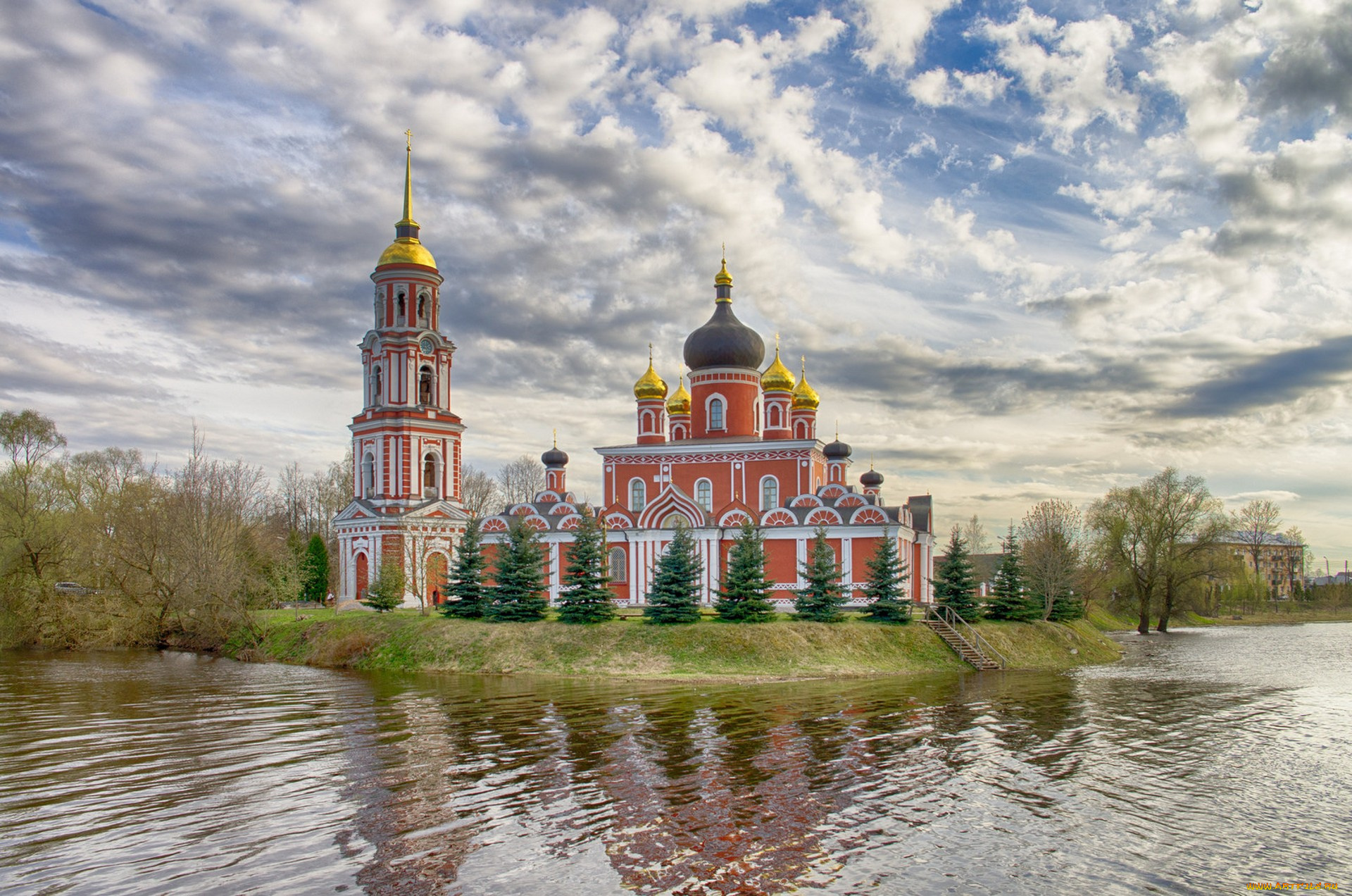 voskresensky, cathedral, , staraya, russa, города, -, православные, церкви, , монастыри, храм