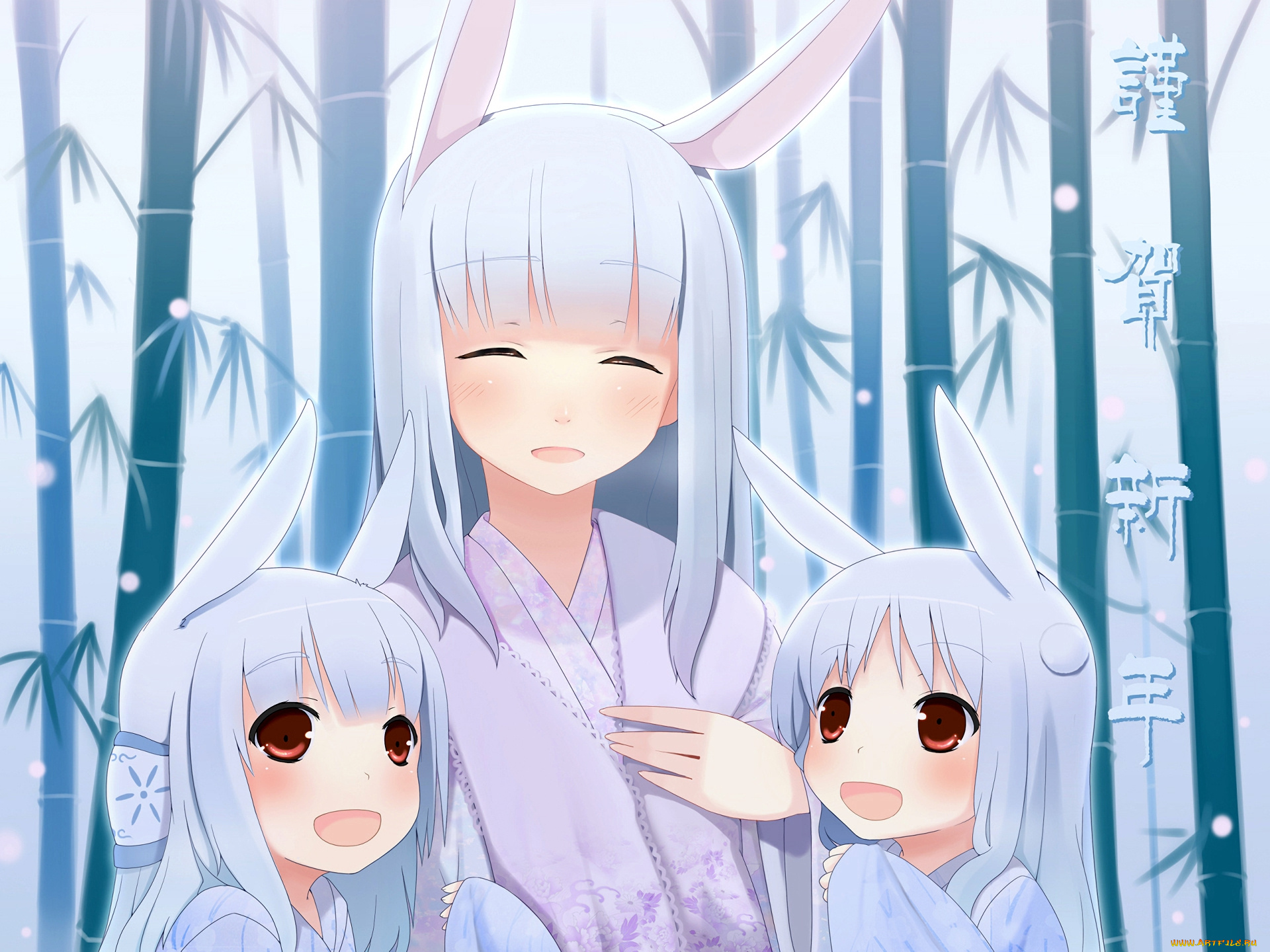 аниме, животные, , существа, фон, девушка, взгляд