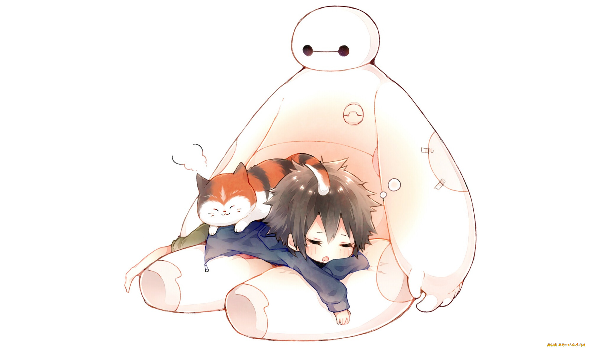 аниме, животные, , существа, арт