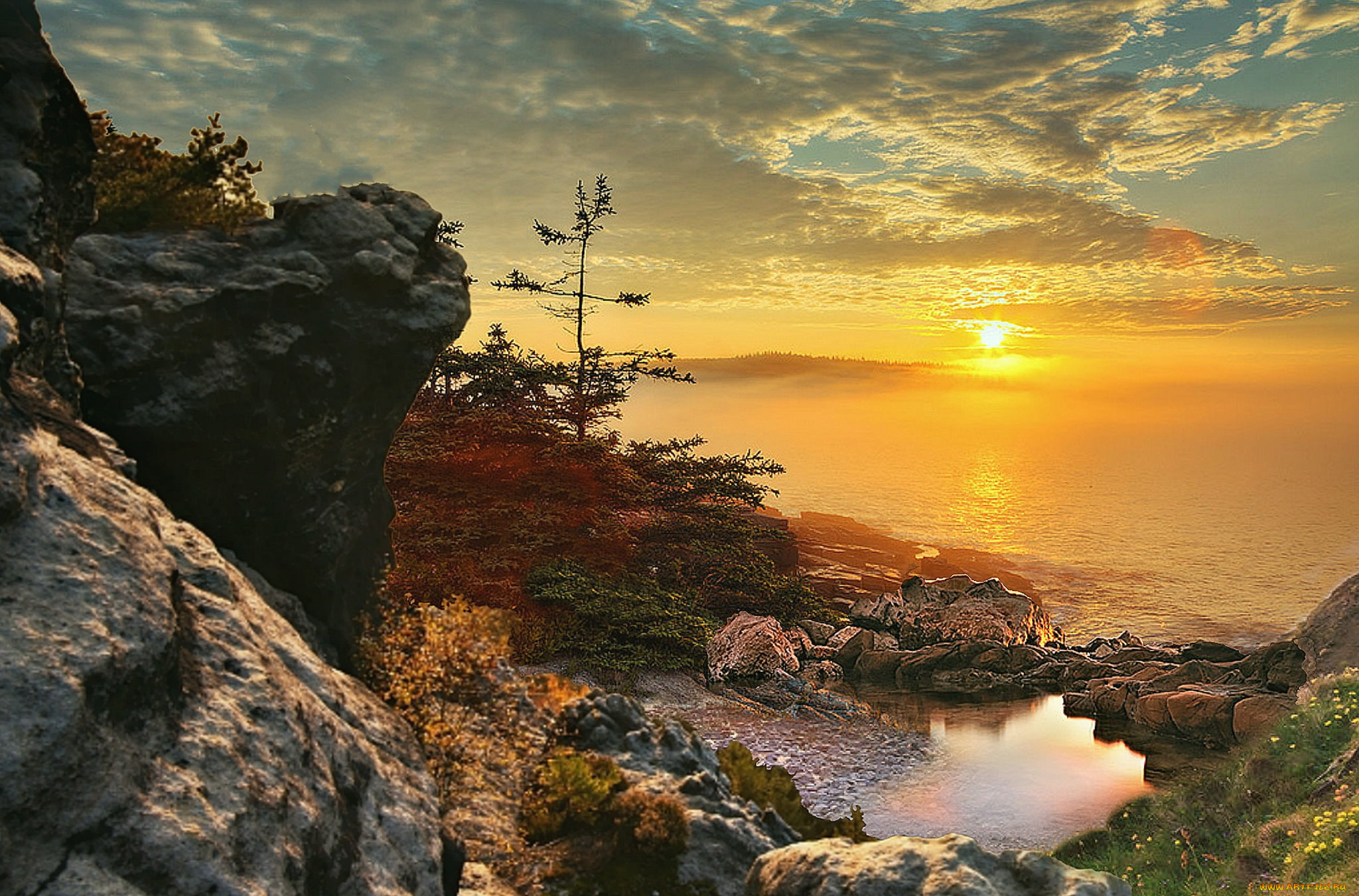 природа, восходы, закаты, рассвет